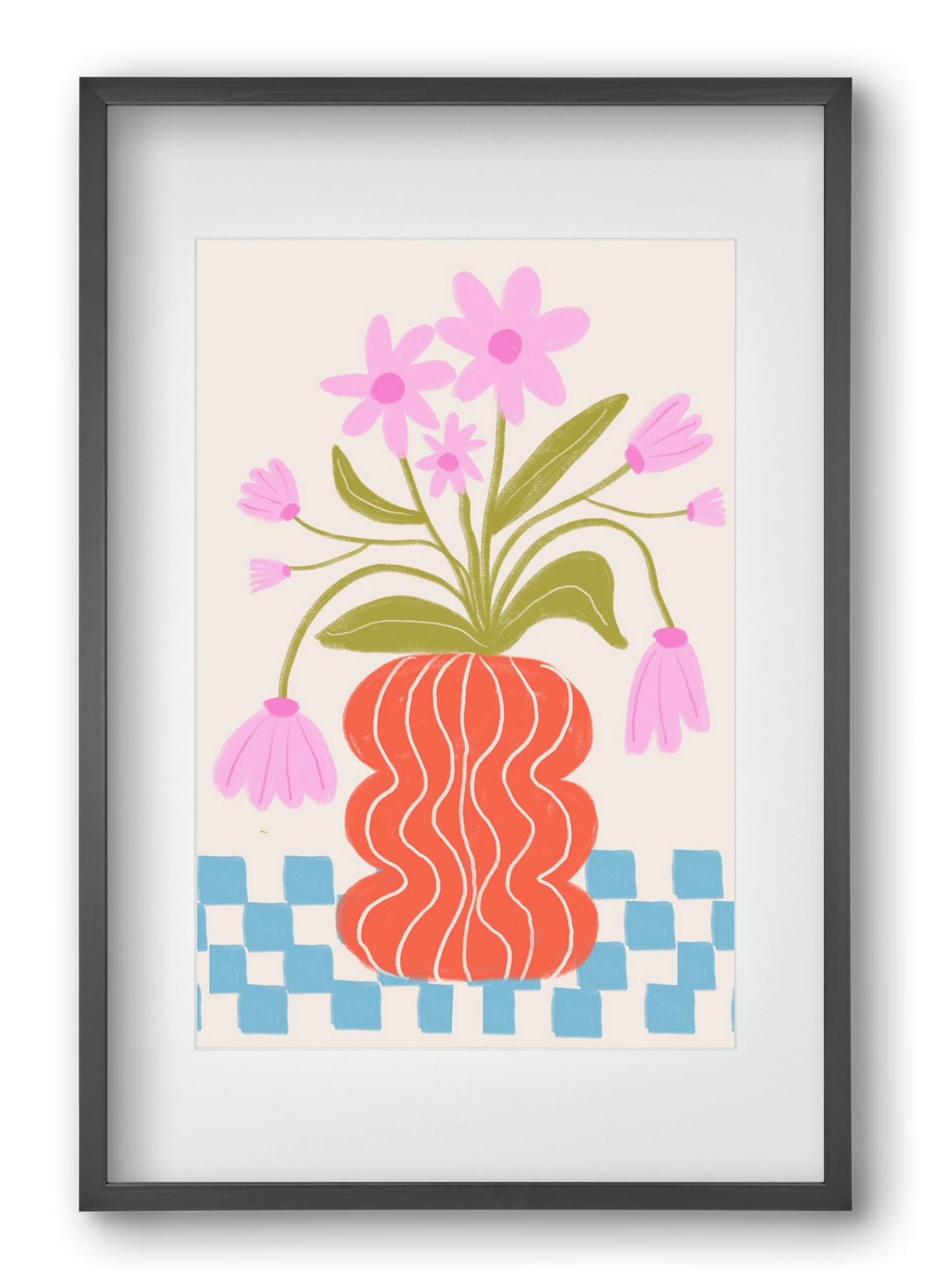 Calm, 40x60 cm (30x45 cm), Fekete keret, paszpartuval