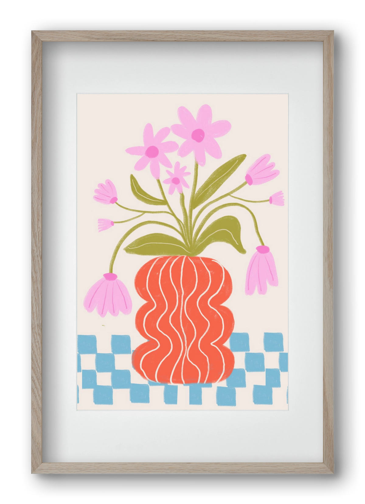 Calm, 40x60 cm (30x45 cm), Tölgy keret, paszpartuval