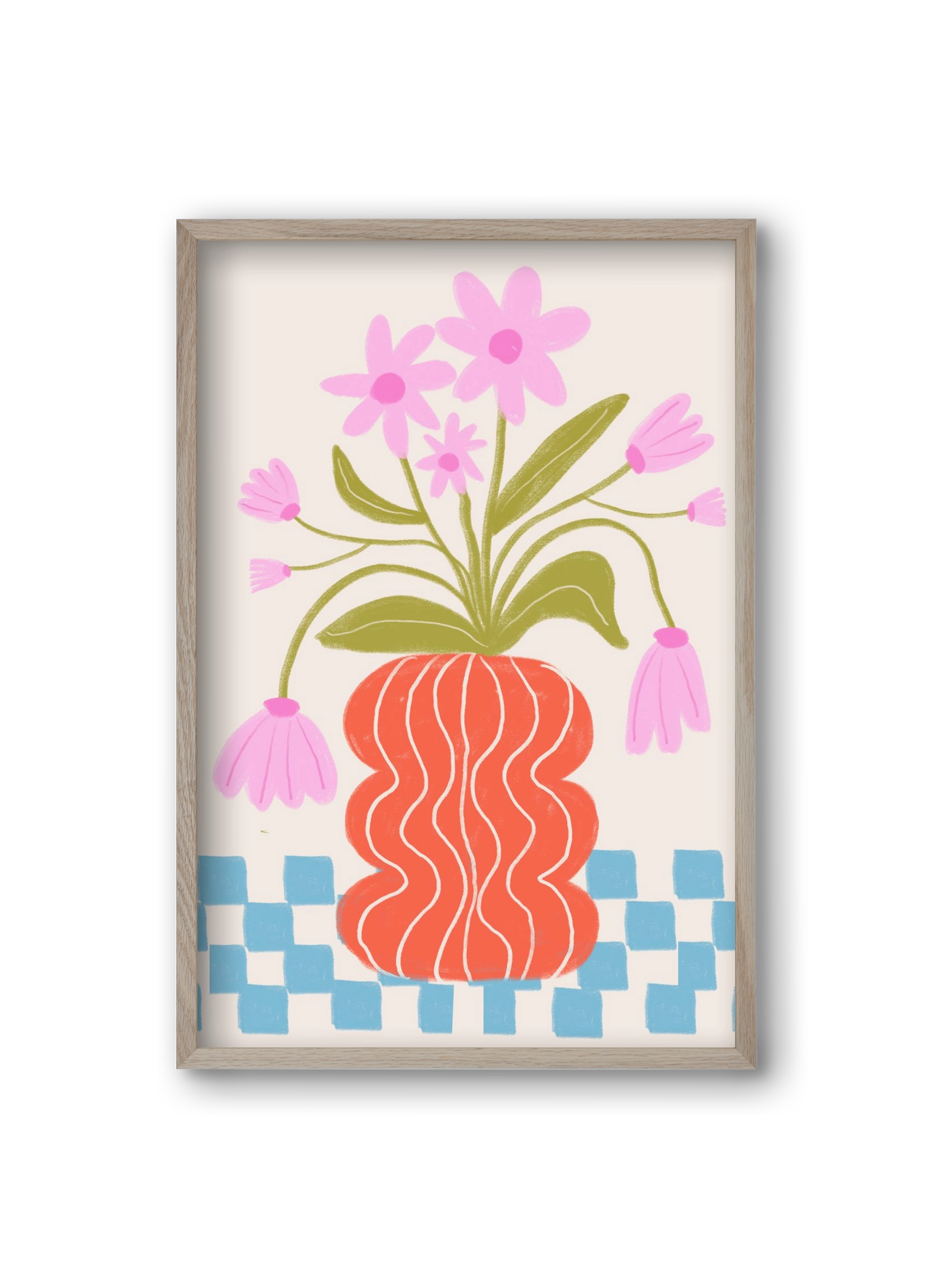 Calm, 20x30 cm (20x30 cm), Tölgy keret