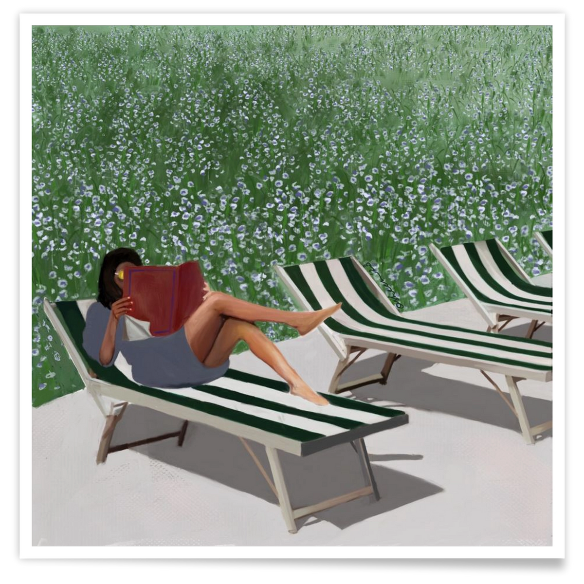 sunkissed, 30x30 cm, Keret nélkül