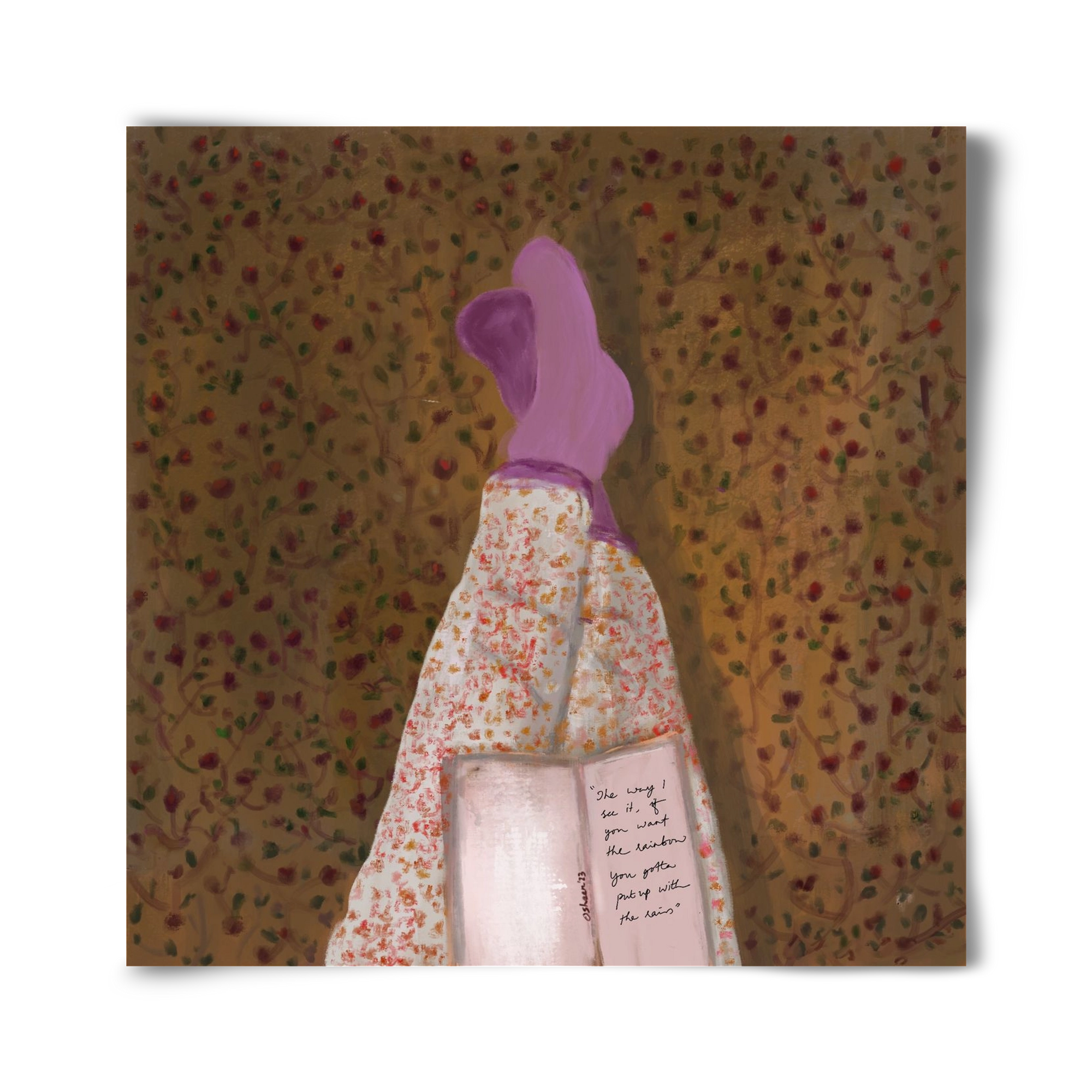 WHISPERS OF THE PAST, 40x40 cm, Keret nélkül