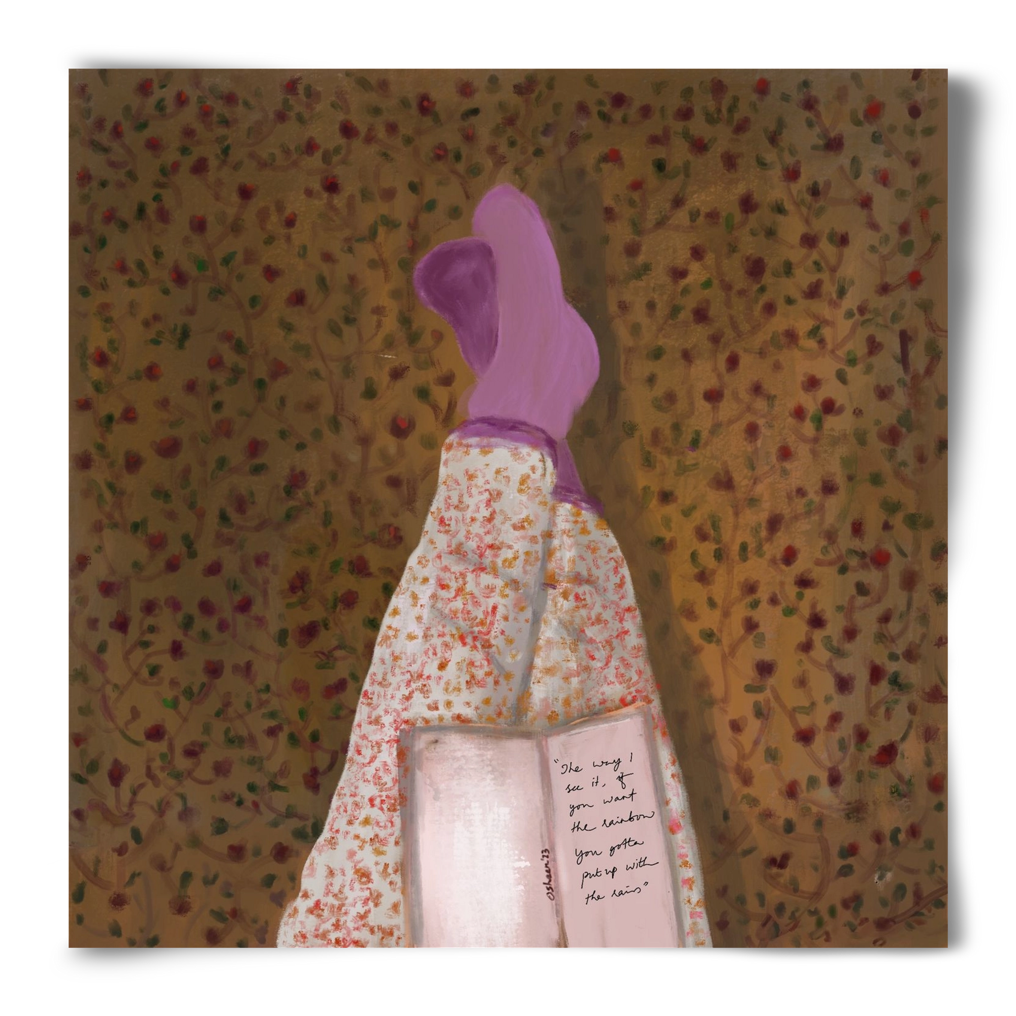 WHISPERS OF THE PAST, 50x50 cm, Keret nélkül