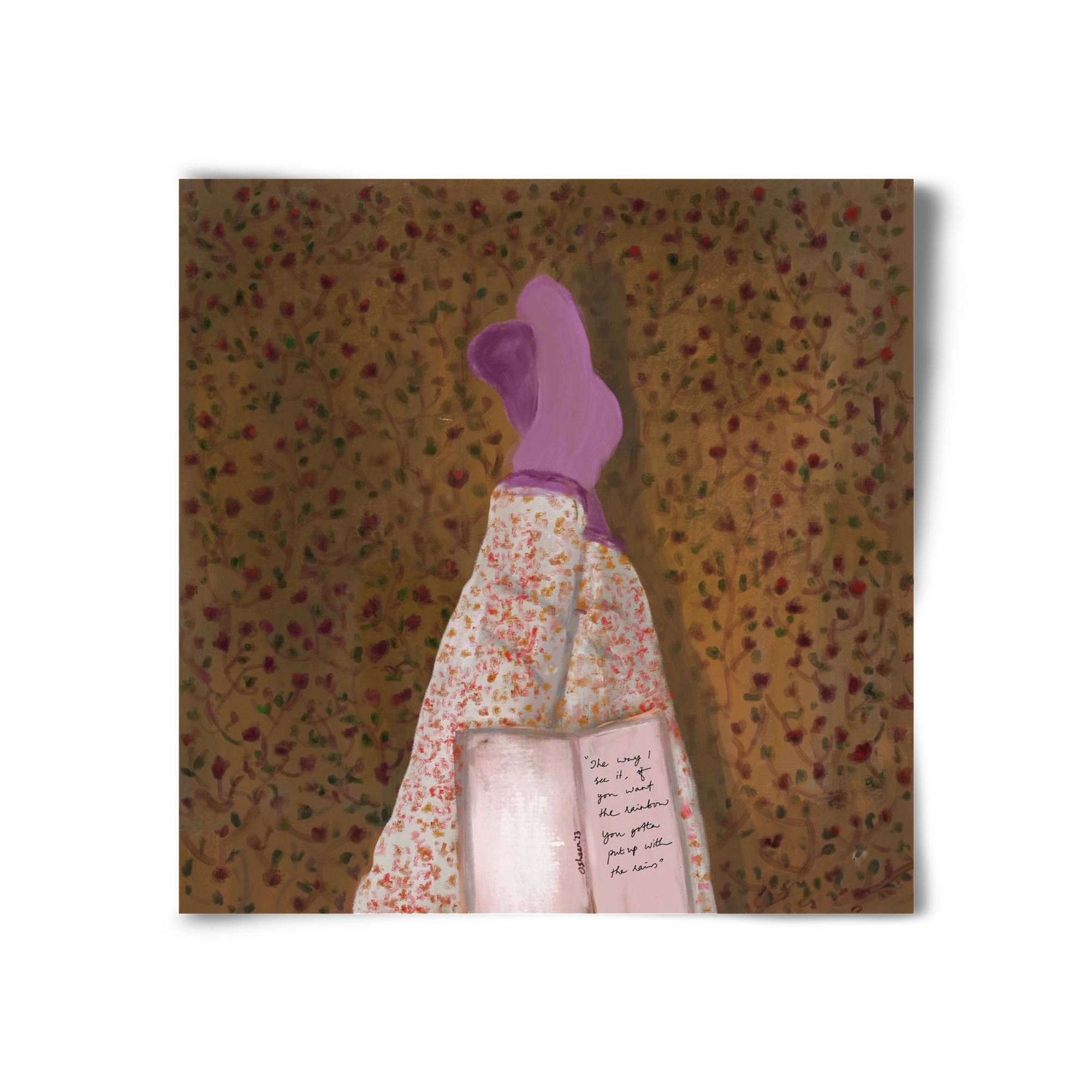 WHISPERS OF THE PAST, 30x30 cm, Keret nélkül