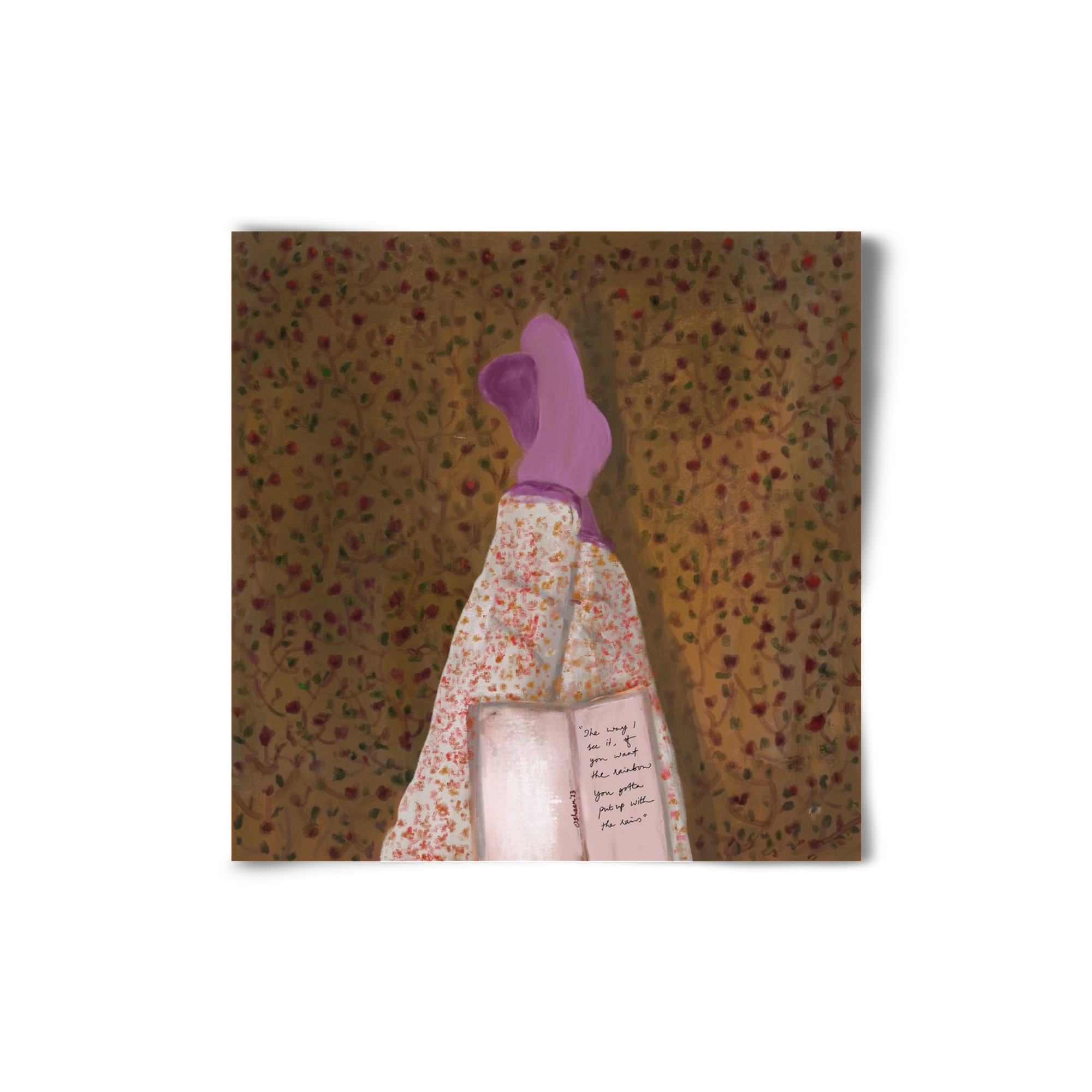 WHISPERS OF THE PAST, 20x20 cm, Keret nélkül