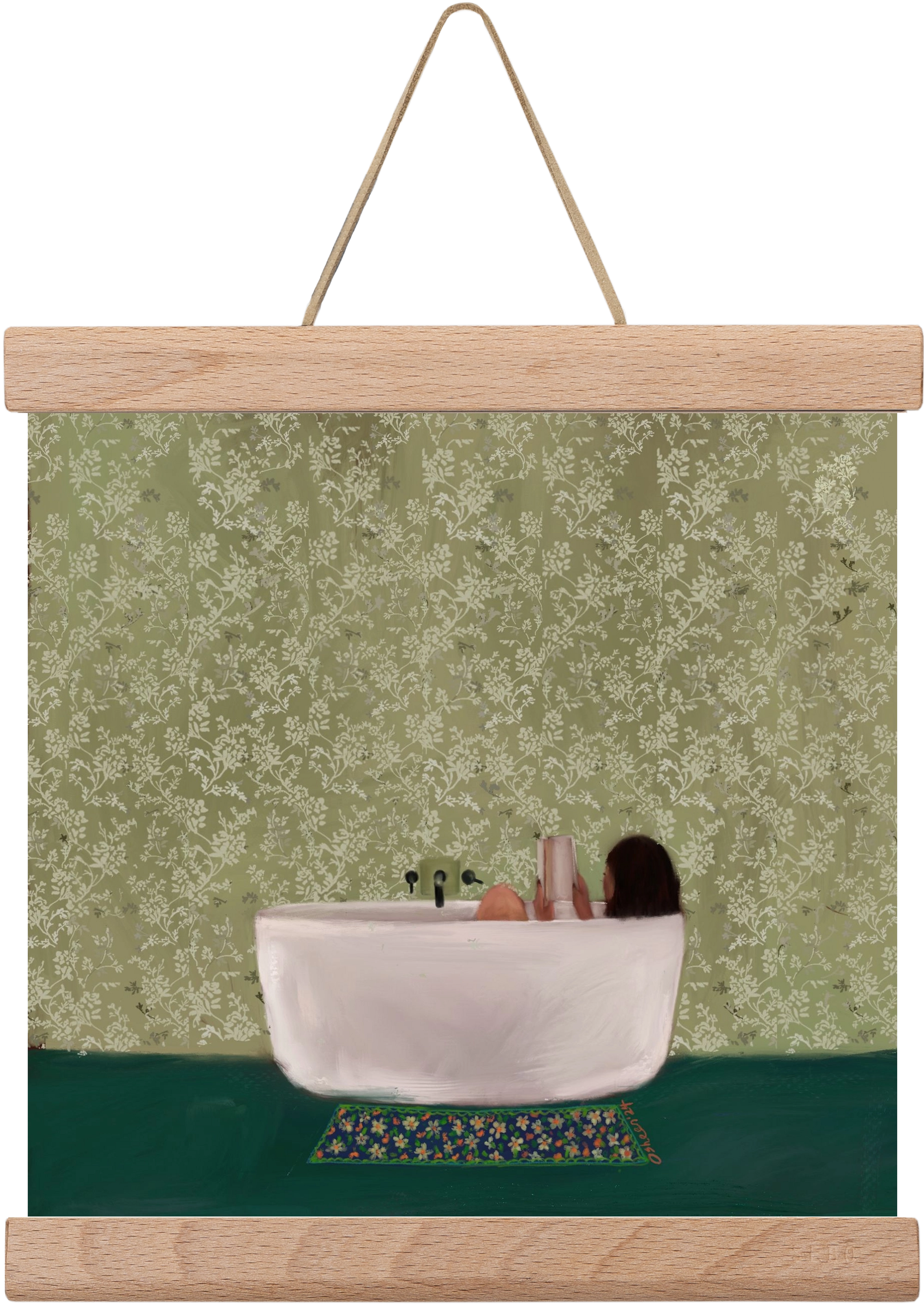 DEEP SOAK, 20x20 cm (20x20 cm), Tölgy akasztó