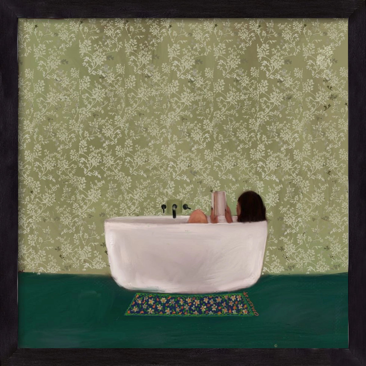 DEEP SOAK, 50x50 cm (50x50 cm), Fekete keret