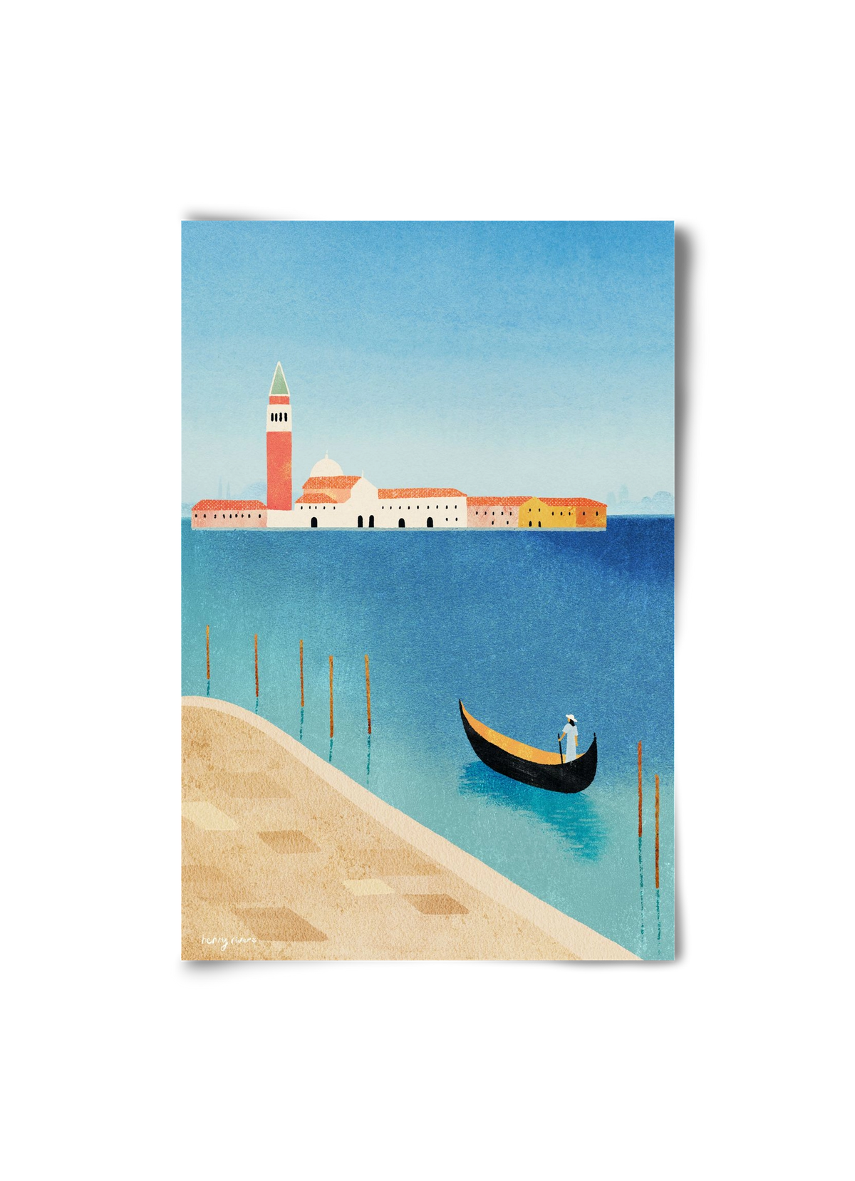 Alone in Venice, 20x30 cm, Keret nélkül