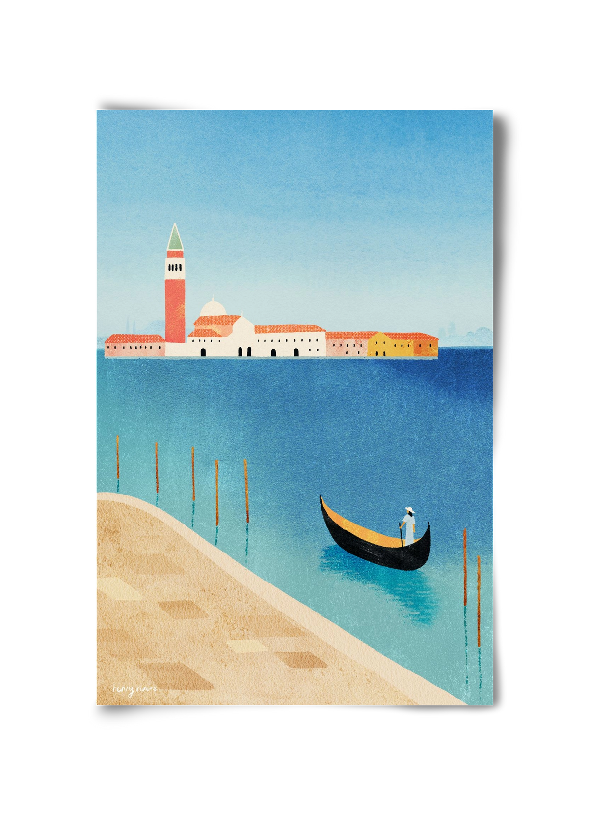 Alone in Venice, 30x45 cm, Keret nélkül