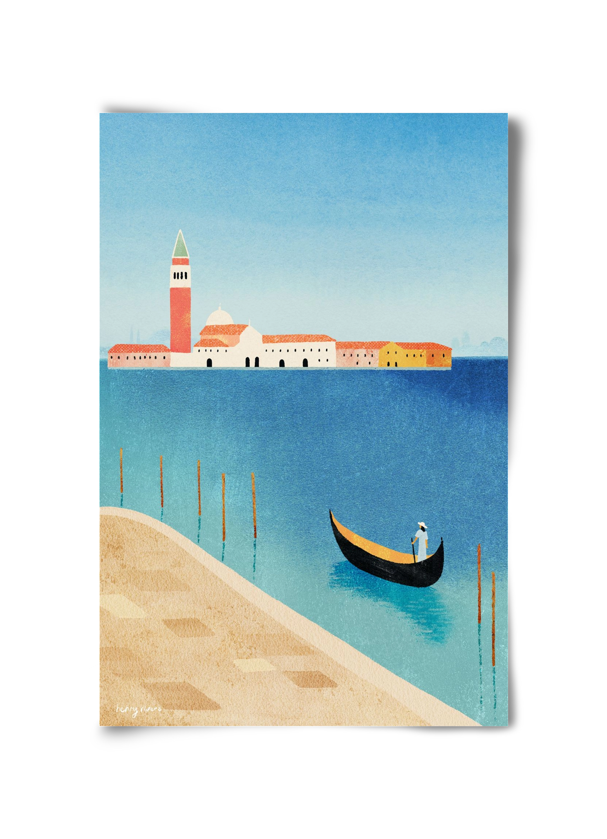 Alone in Venice, 30x45 cm, Keret nélkül