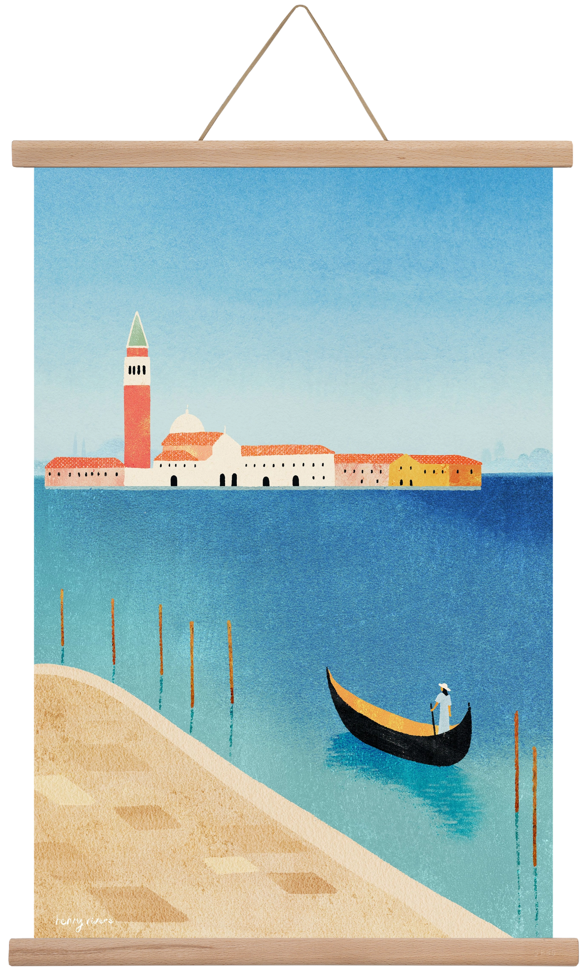 Alone in Venice, 40x60 cm (40x60 cm), Tölgy akasztó