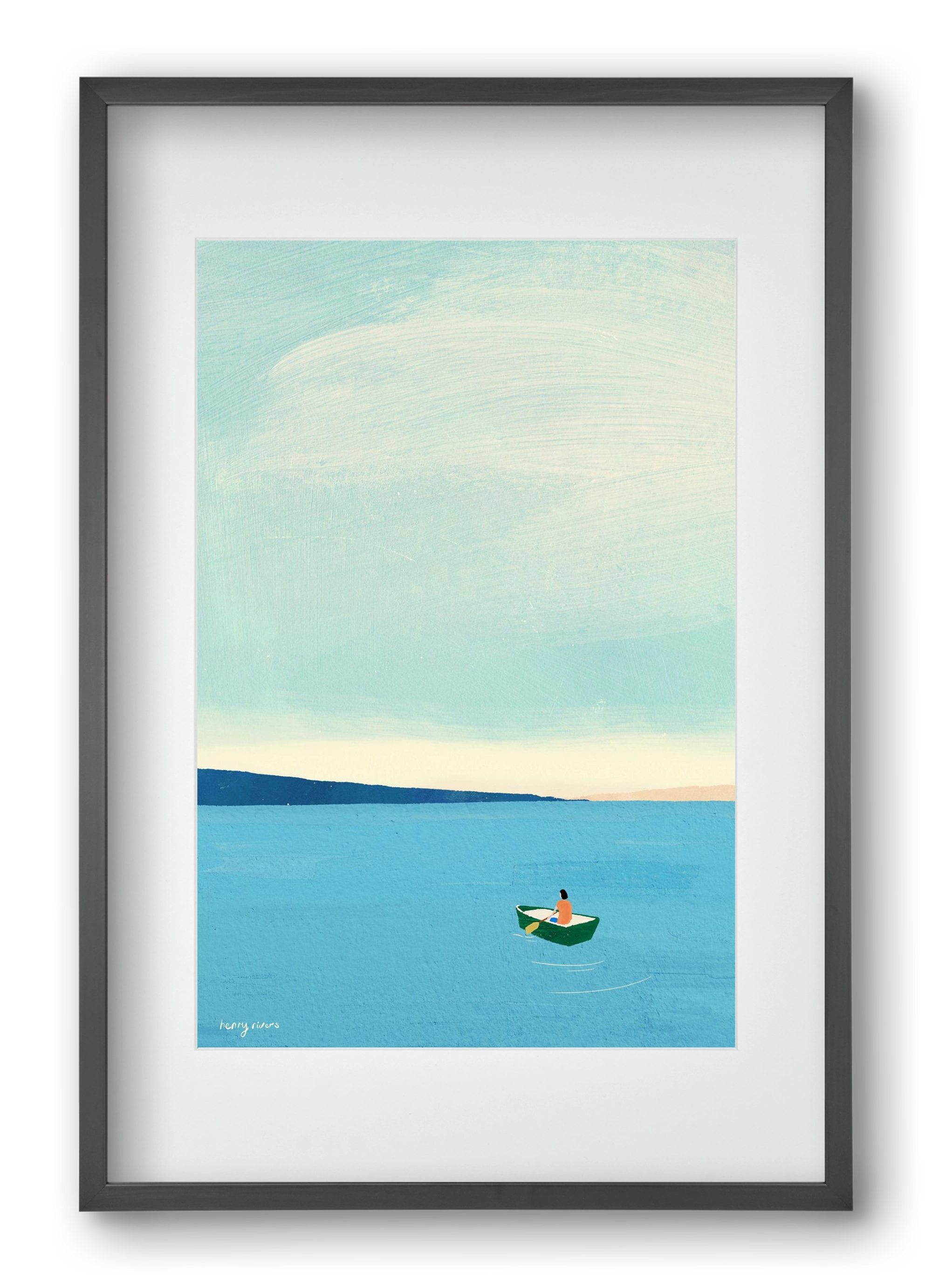 Drifting, 40x60 cm (30x45 cm), Fekete keret, paszpartuval