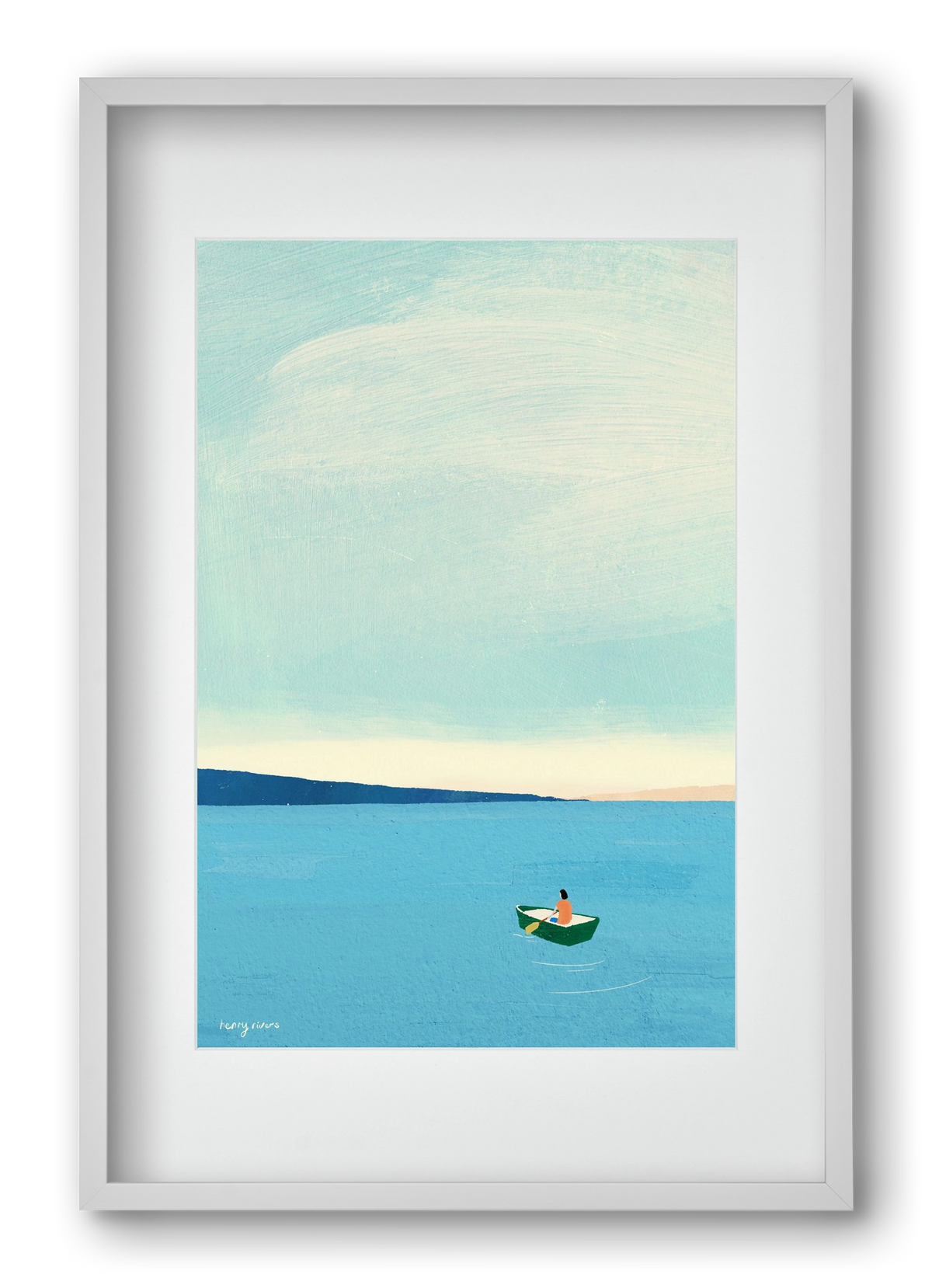 Drifting, 40x60 cm (30x45 cm), Fehér keret, paszpartuval