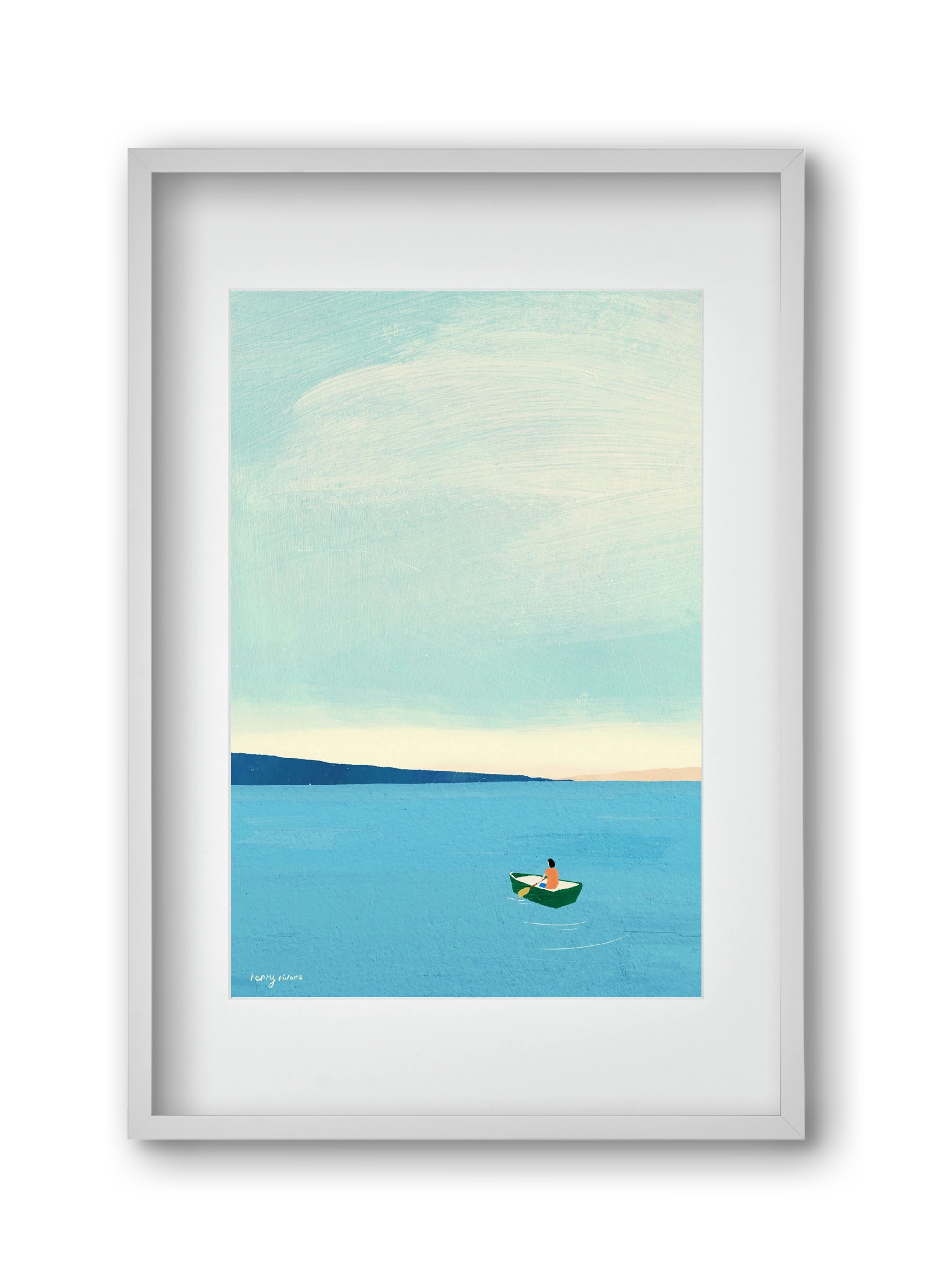 Drifting, 30x45 cm (20x30 cm), Fehér keret, paszpartuval