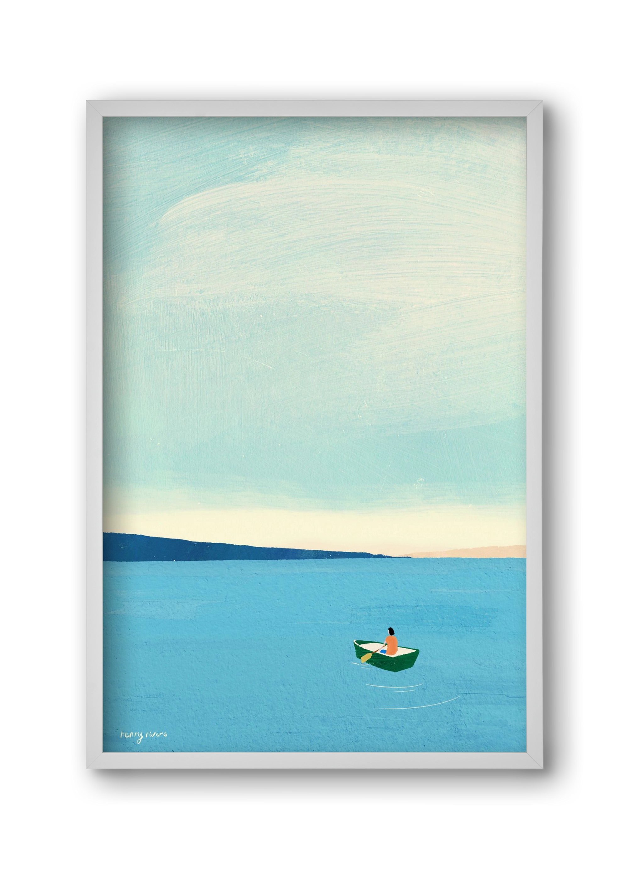 Drifting, 30x45 cm (30x45 cm), Fehér keret