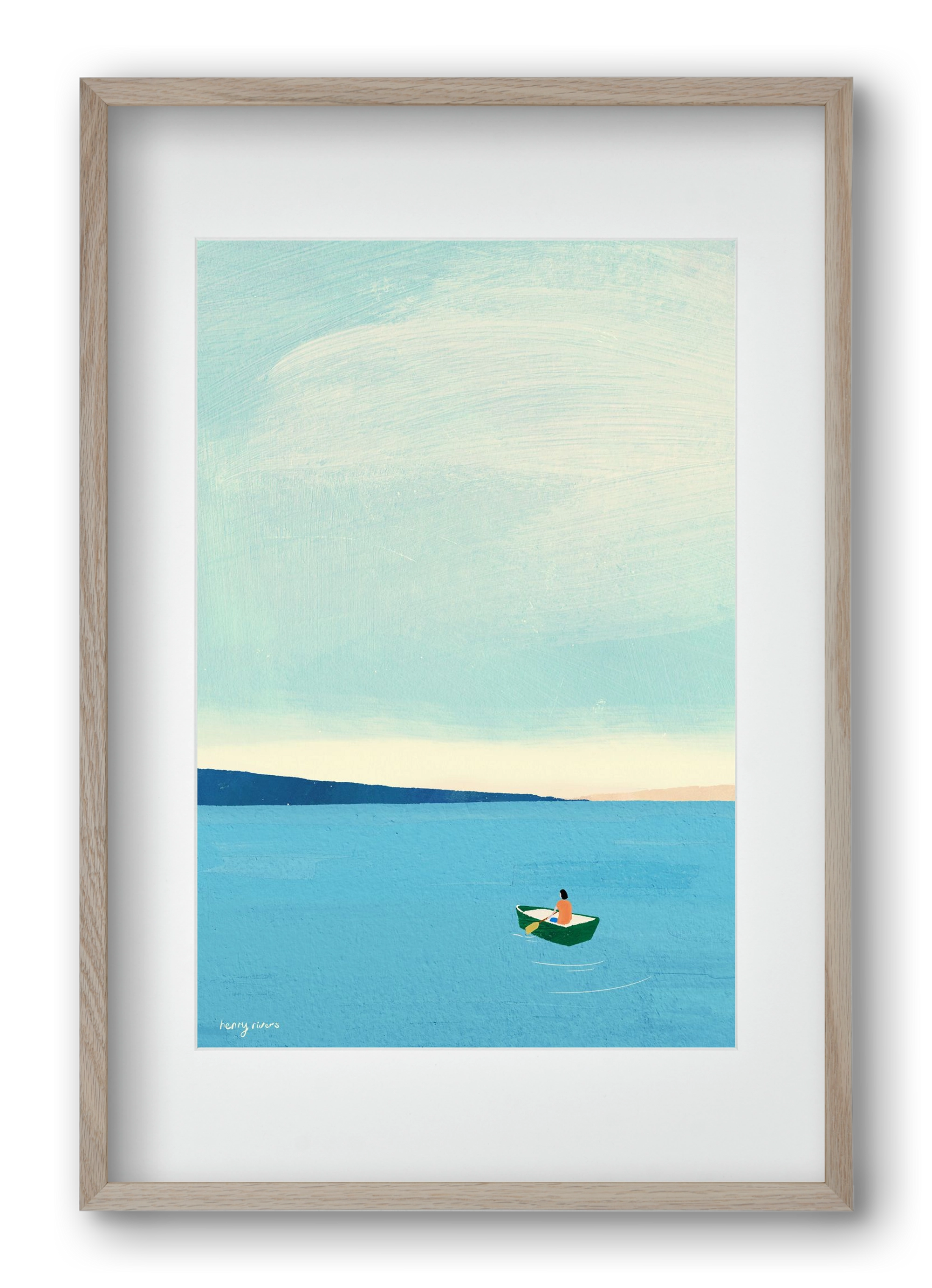 Drifting, 40x60 cm (30x45 cm), Tölgy keret, paszpartuval