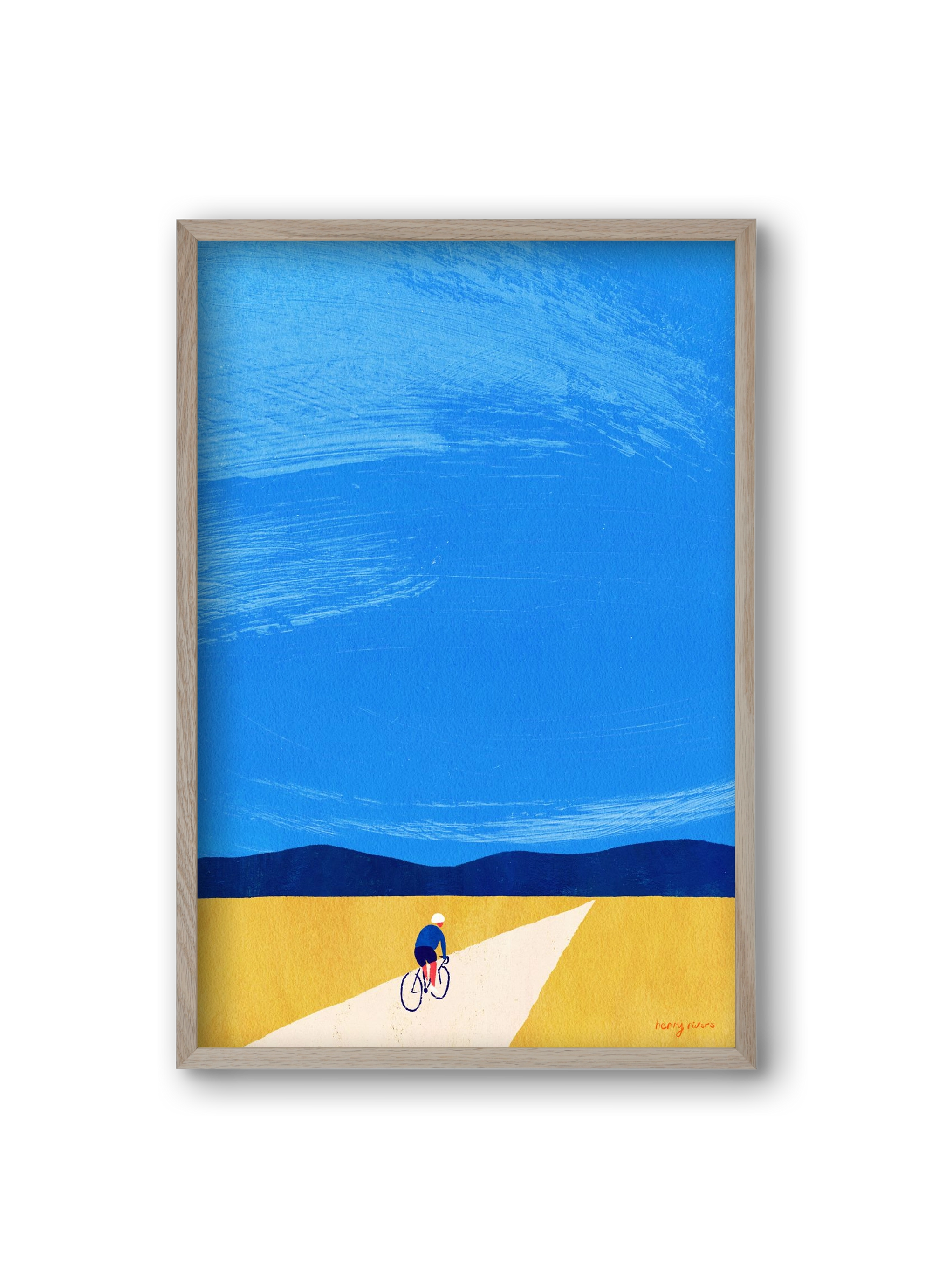 Open road, 20x30 cm (20x30 cm), Tölgy keret