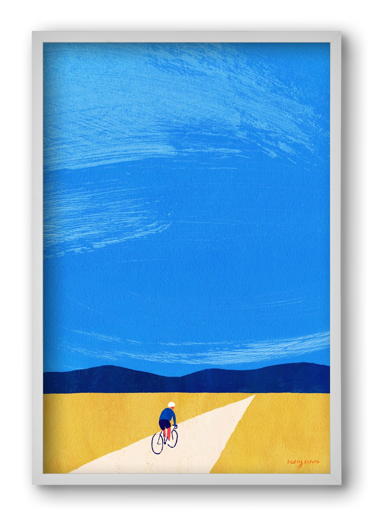 Open road, 40x60 cm (40x60 cm), Fehér keret