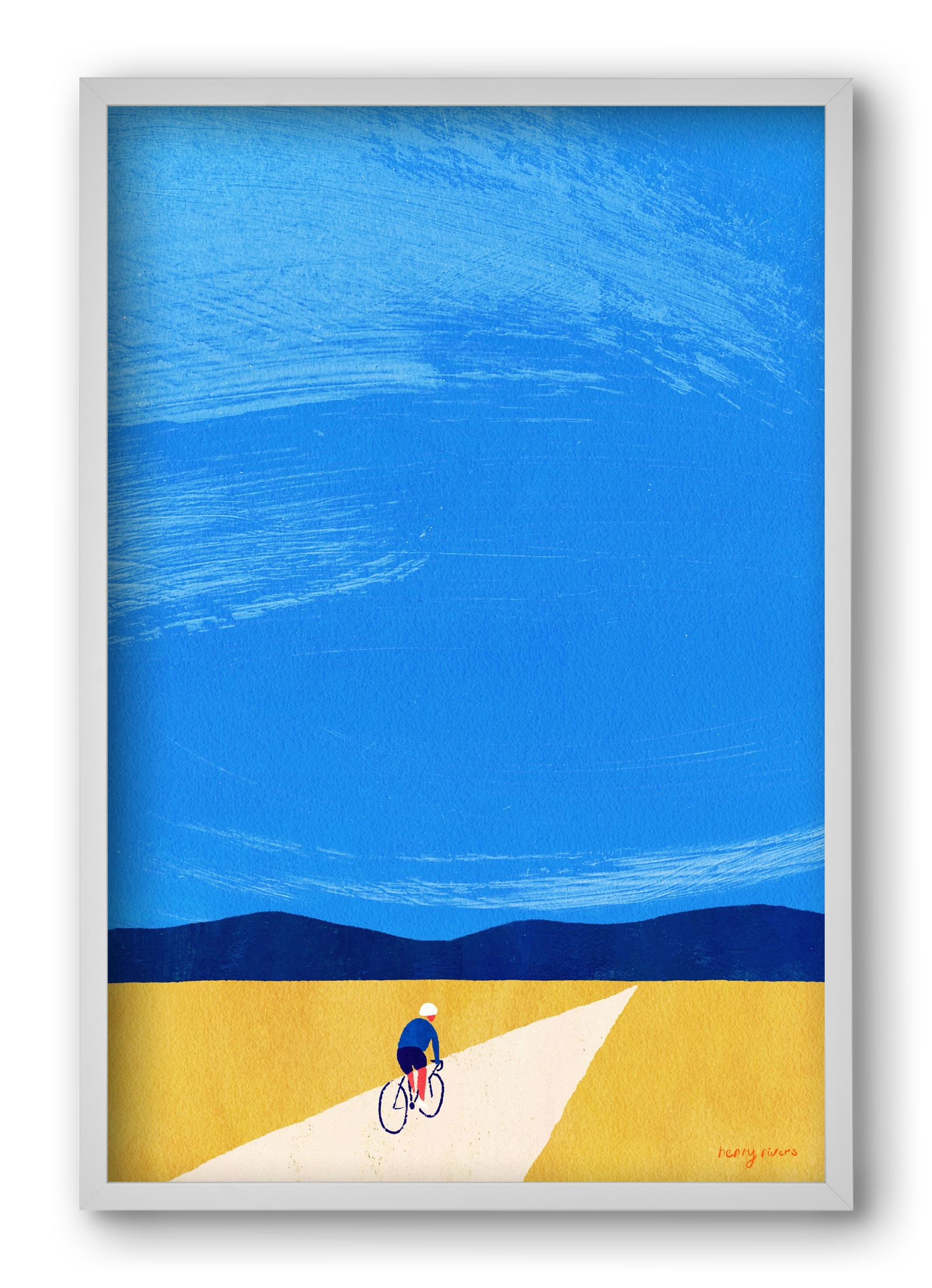 Open road, 40x60 cm (40x60 cm), Fehér keret