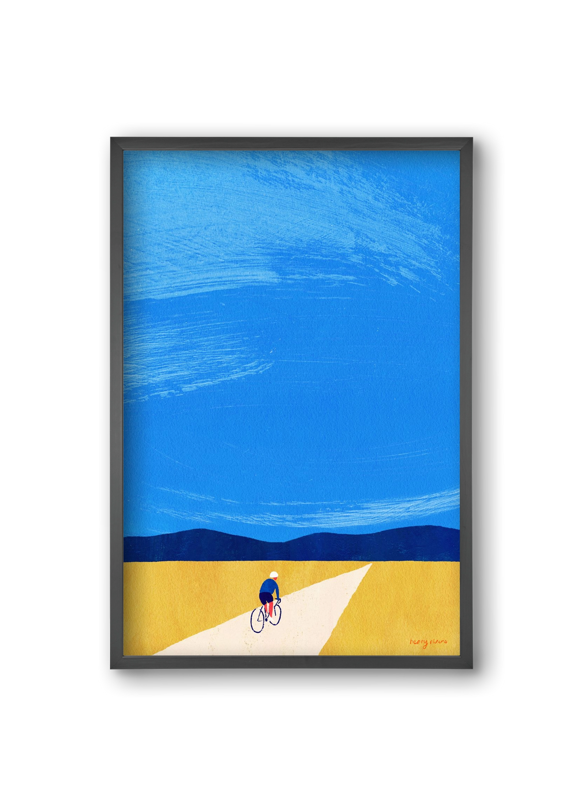 Open road, 20x30 cm (20x30 cm), Fekete keret