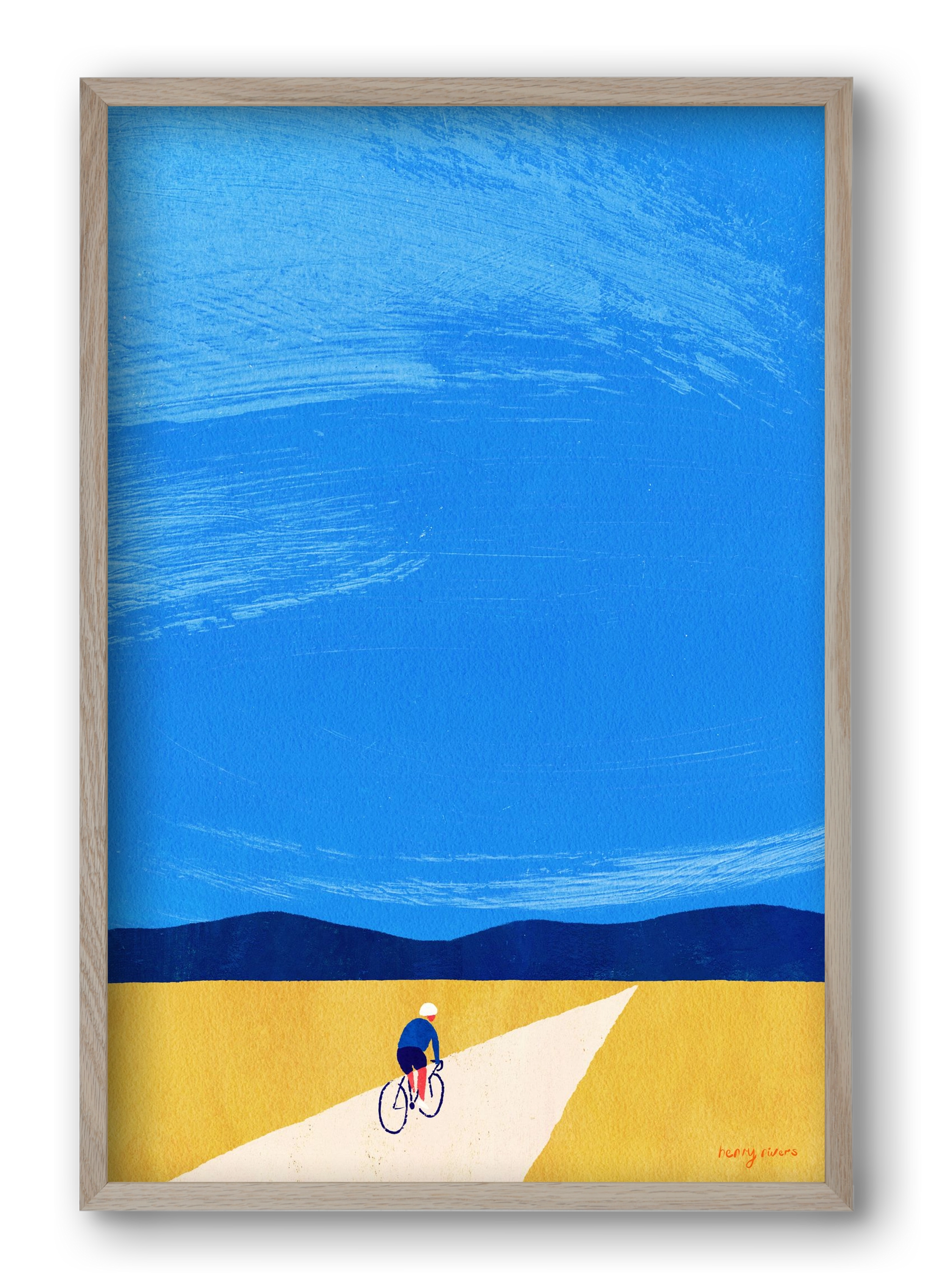 Open road, 40x60 cm (40x60 cm), Tölgy keret