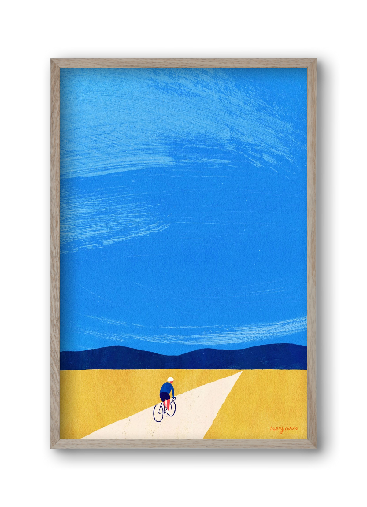 Open road, 30x45 cm (30x45 cm), Tölgy keret