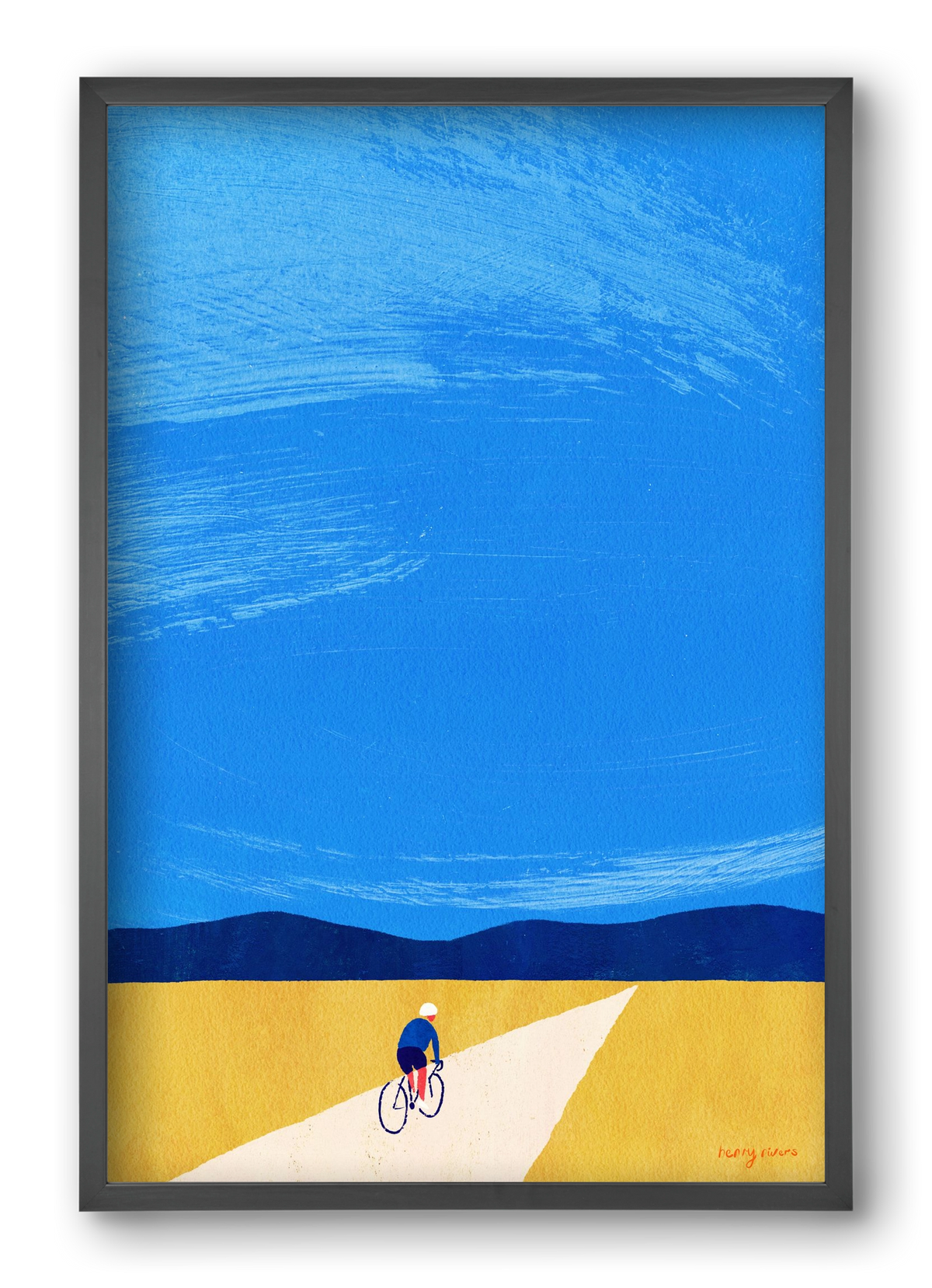 Open road, 40x60 cm (40x60 cm), Fekete keret