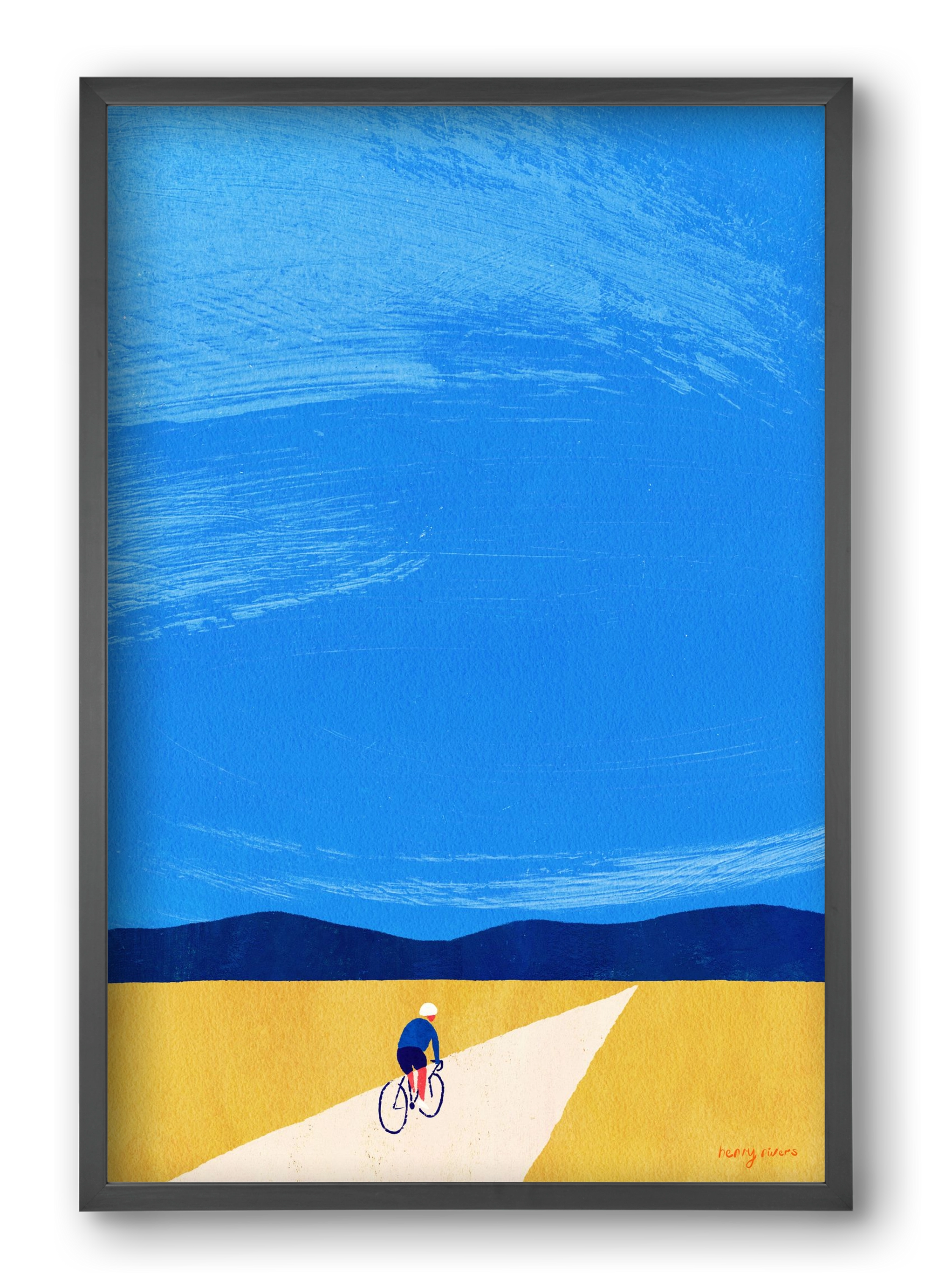 Open road, 40x60 cm (40x60 cm), Fekete keret