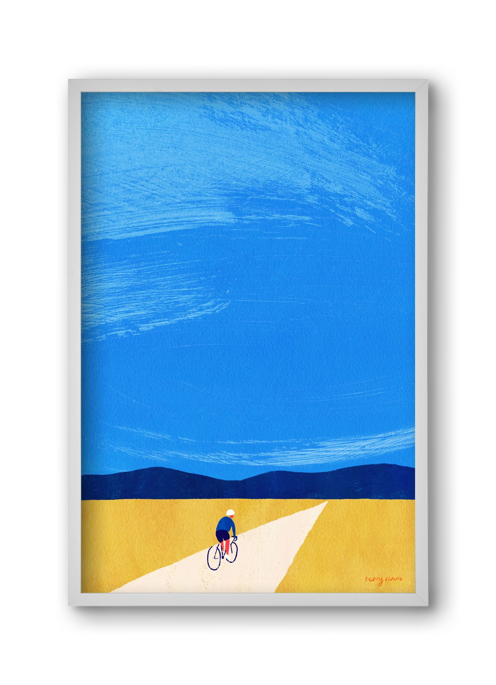 Open road, 30x45 cm (30x45 cm), Fehér keret