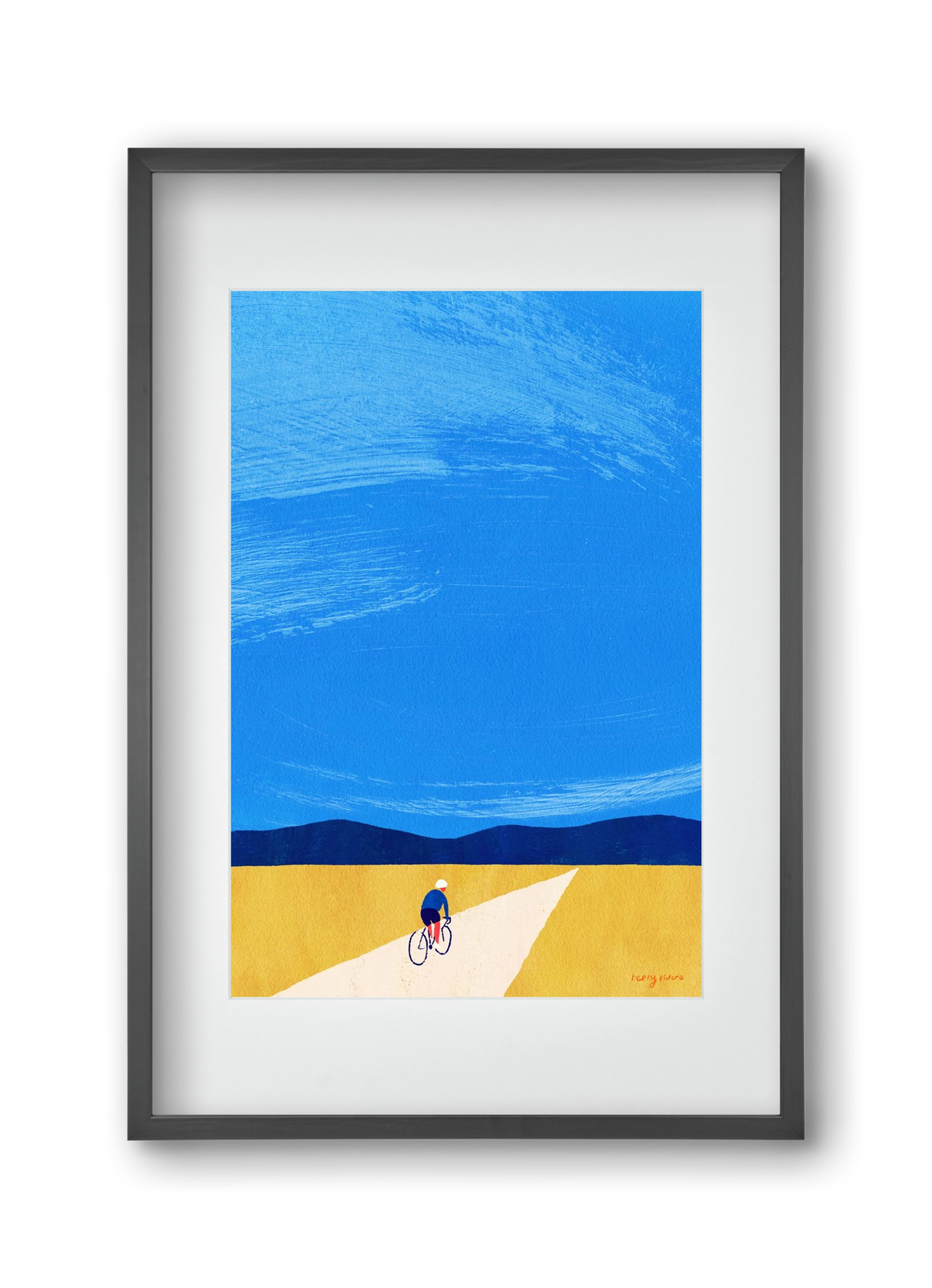 Open road, 30x45 cm (20x30 cm), Fekete keret, paszpartuval