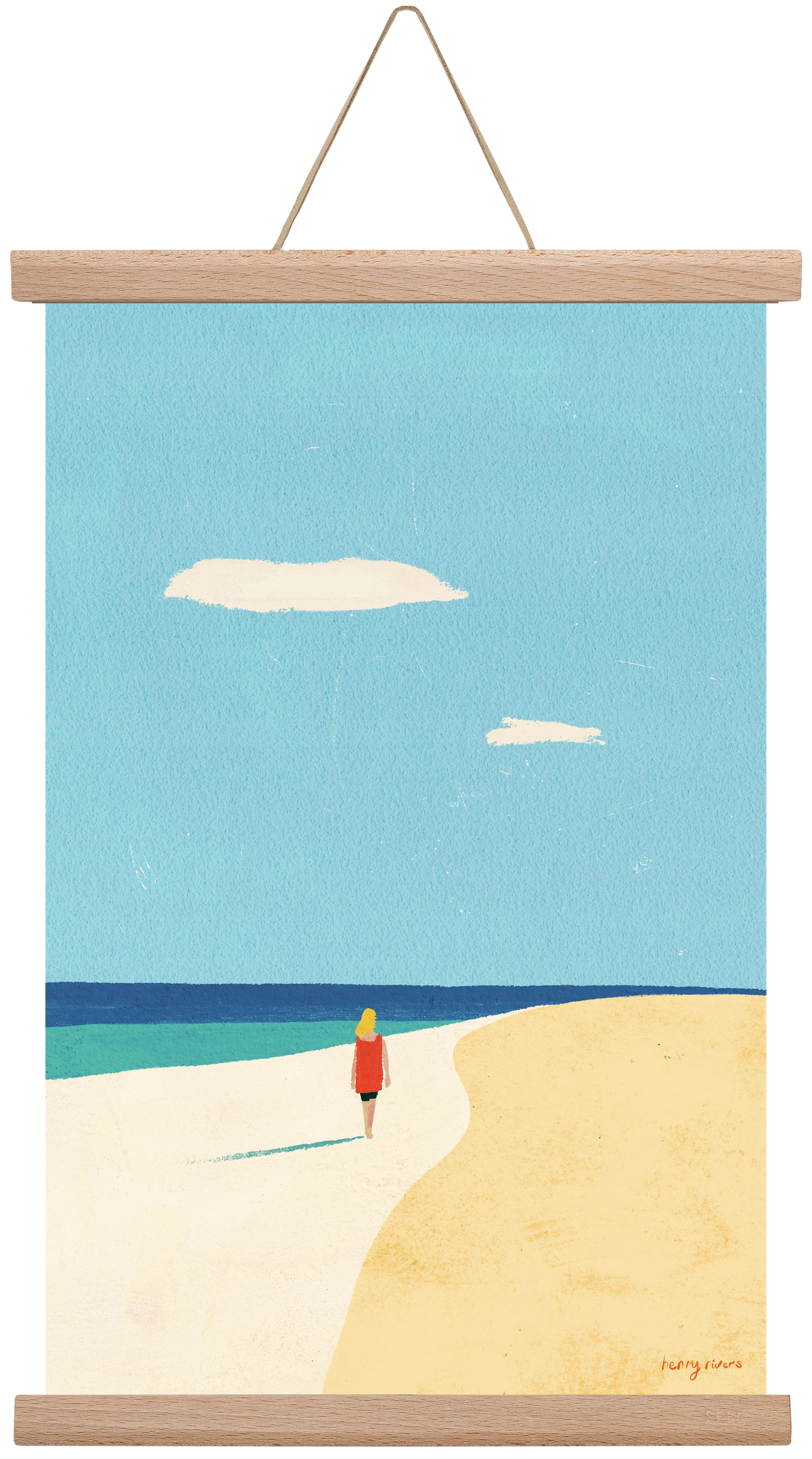 Solitude, 30x45 cm (30x45 cm), Tölgy akasztó