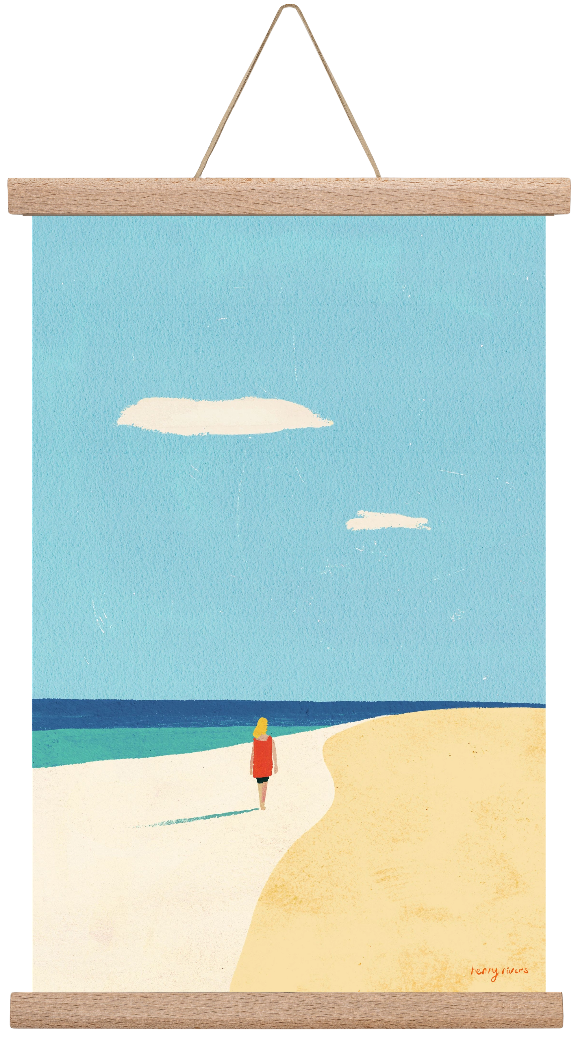 Solitude, 30x45 cm (30x45 cm), Tölgy akasztó