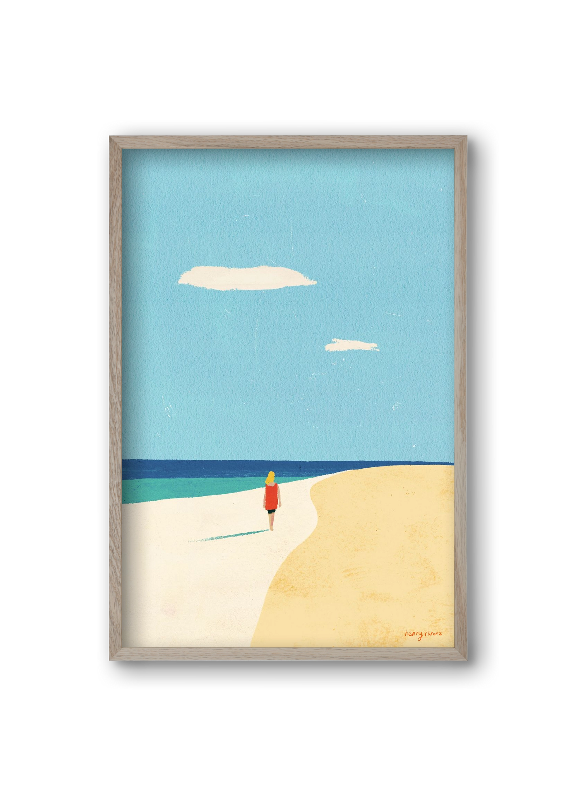 Solitude, 20x30 cm (20x30 cm), Tölgy keret