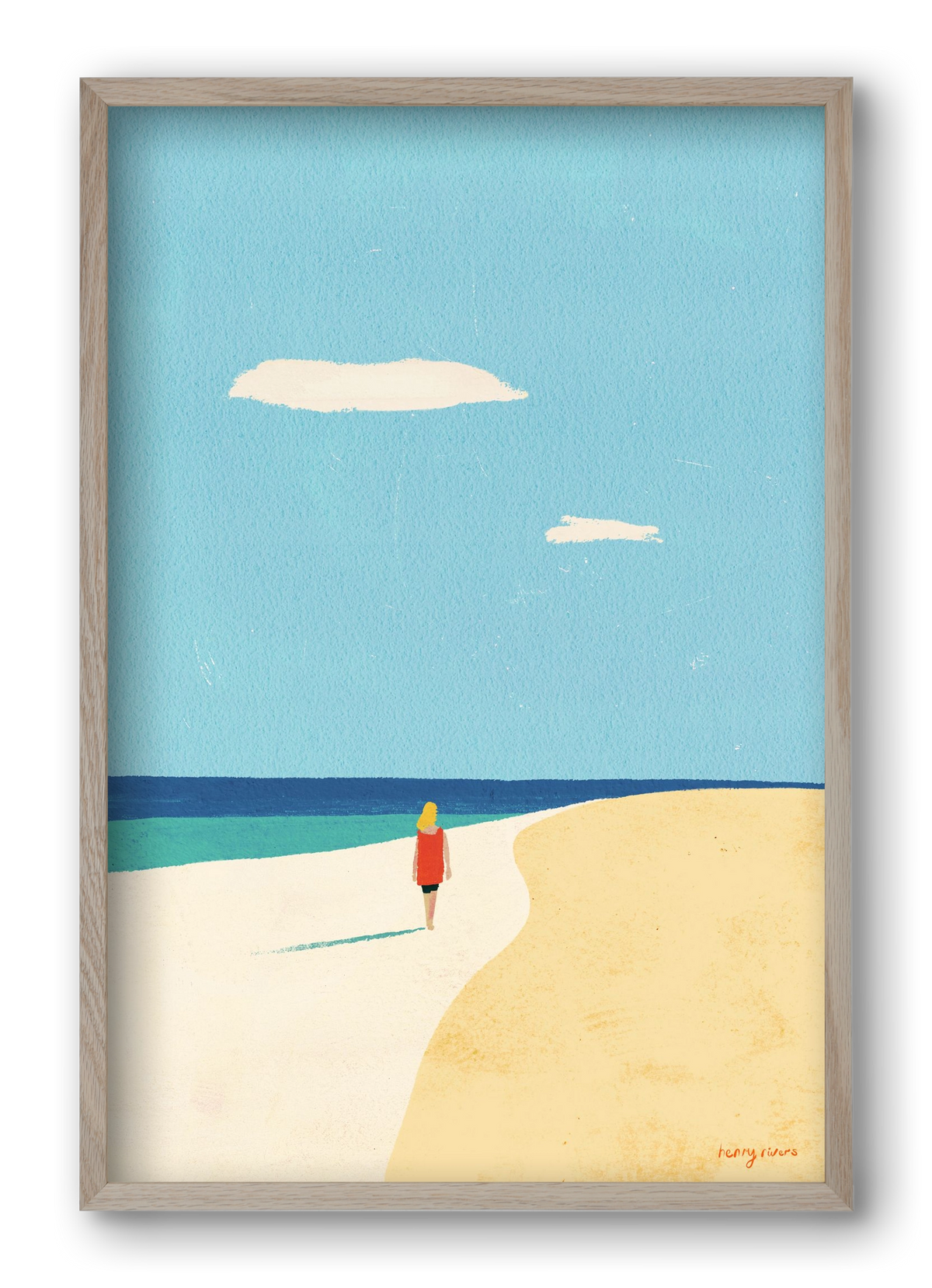 Solitude, 40x60 cm (40x60 cm), Tölgy keret