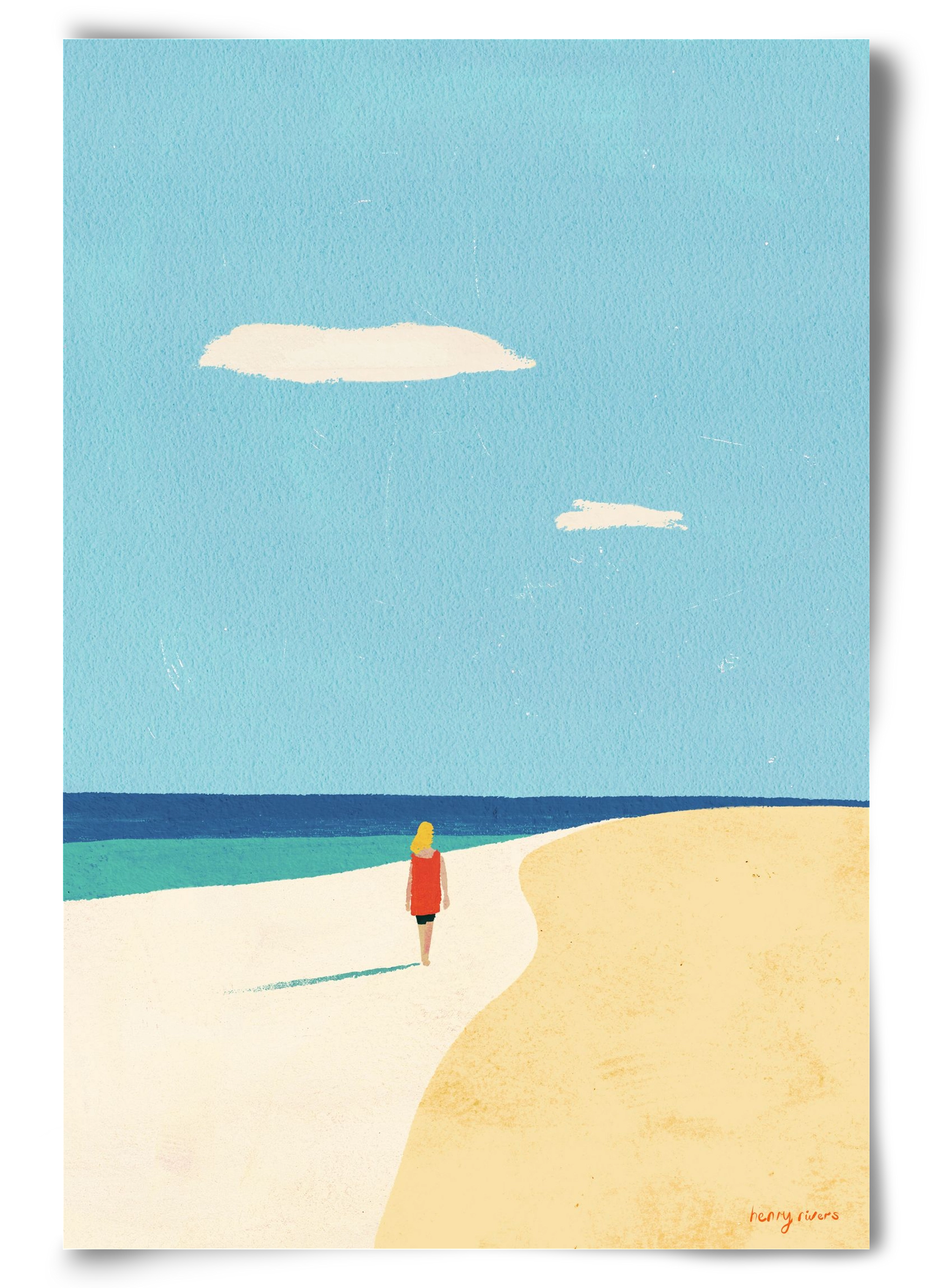 Solitude, 60x90 cm, Keret nélkül