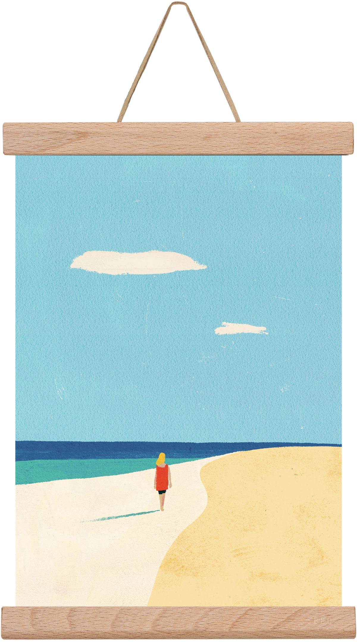 Solitude, 20x30 cm (20x30 cm), Tölgy akasztó