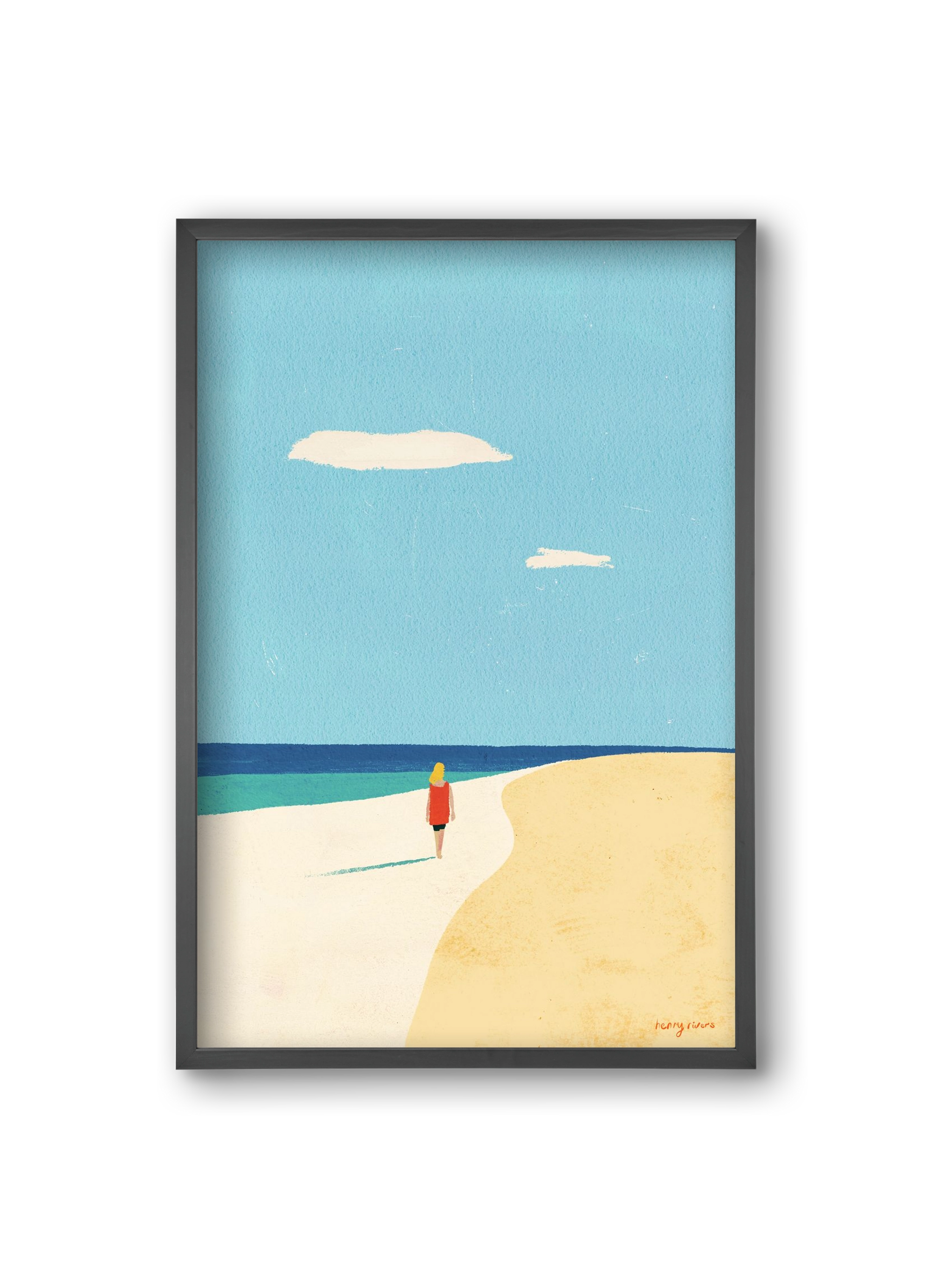 Solitude, 20x30 cm (20x30 cm), Fekete keret