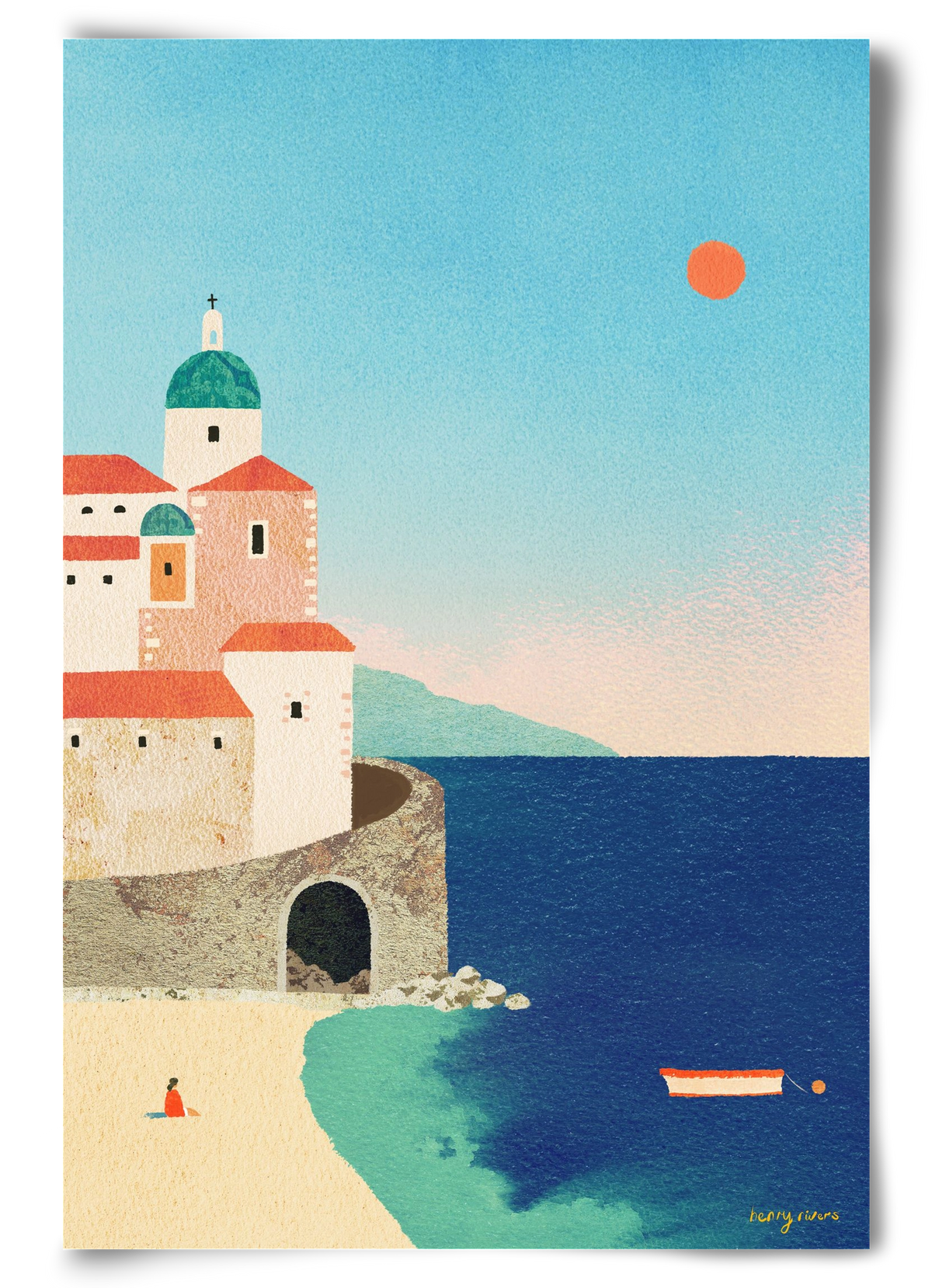 Summer in Italy, 60x90 cm, Keret nélkül