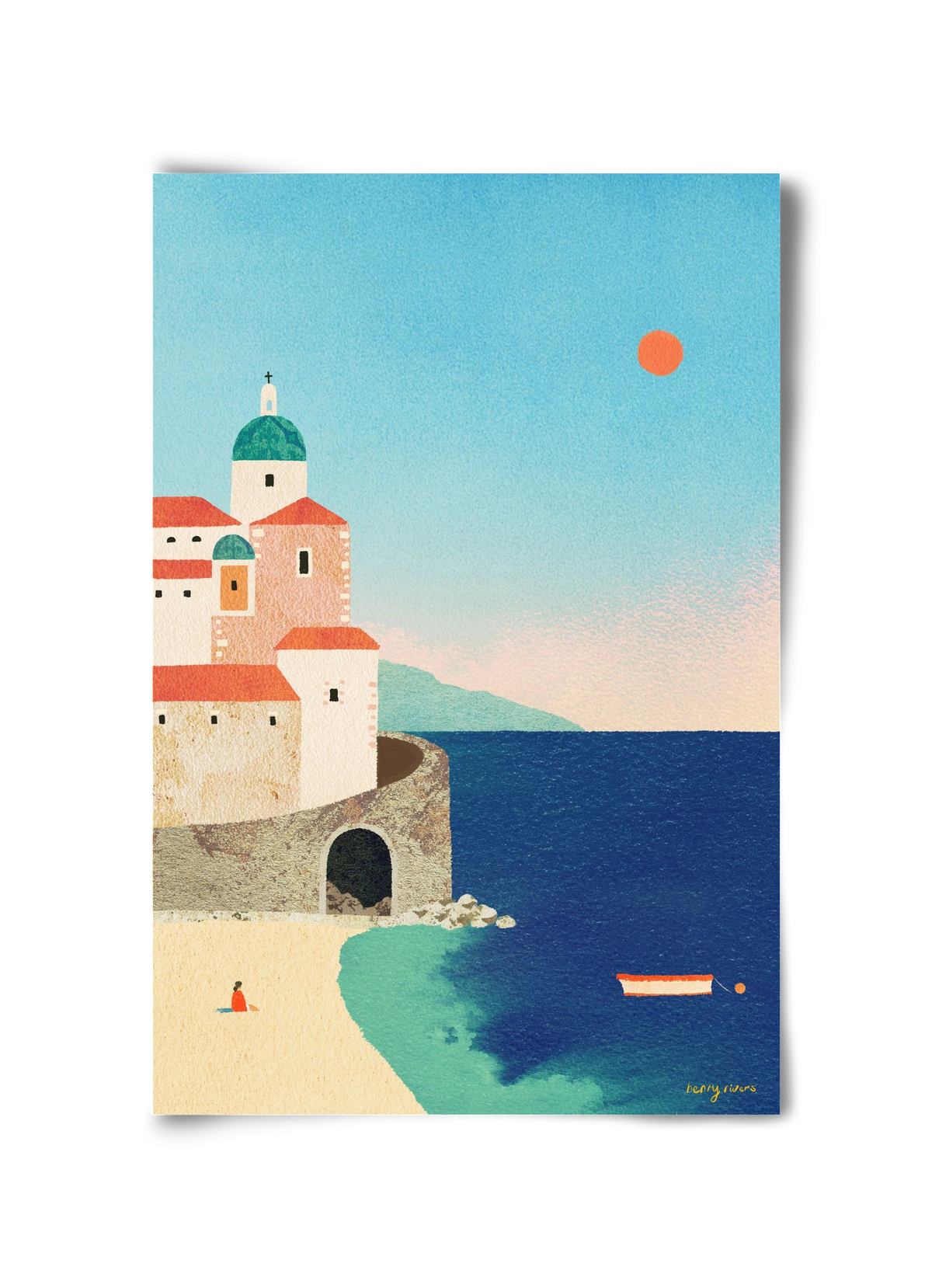 Summer in Italy, 30x45 cm, Keret nélkül