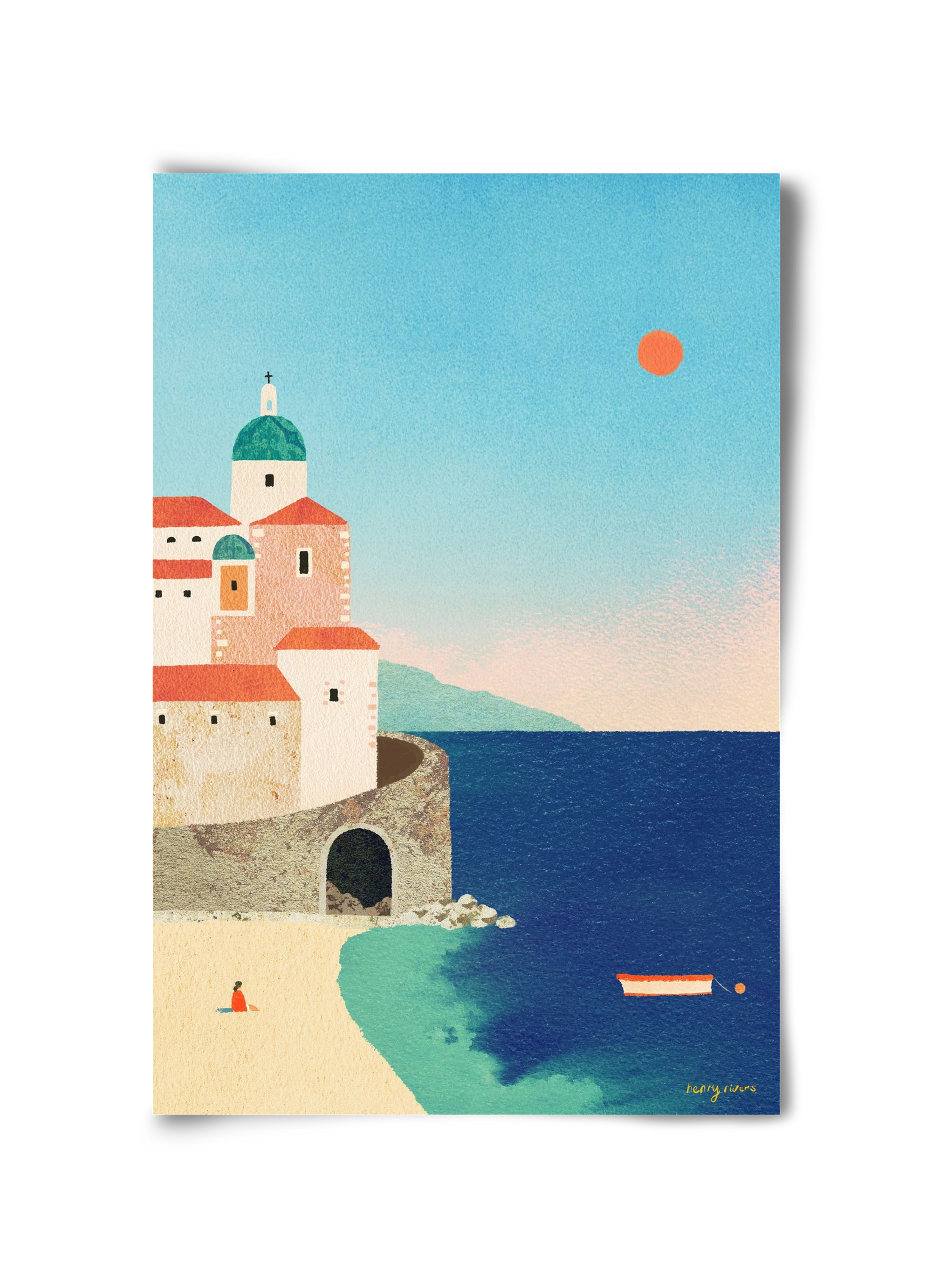 Summer in Italy, 30x45 cm, Keret nélkül