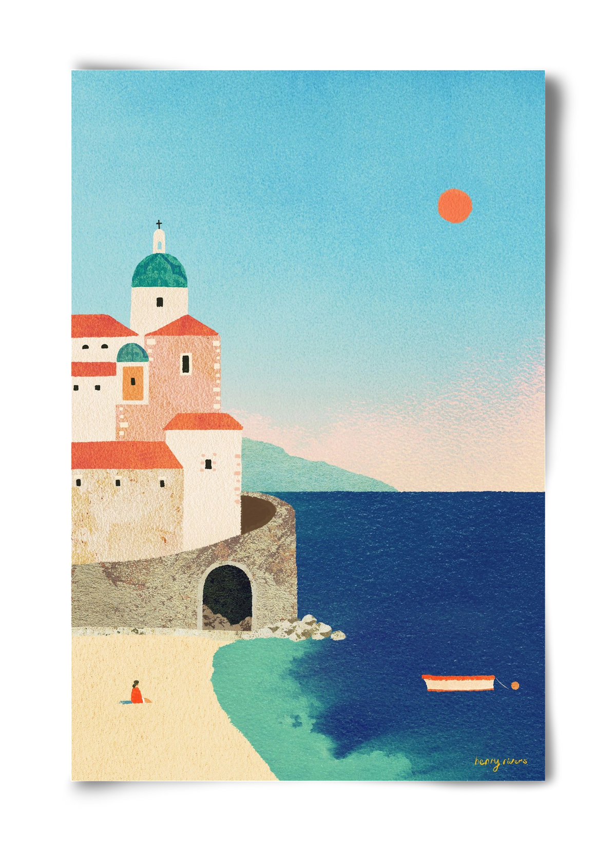 Summer in Italy, 40x60 cm, Keret nélkül