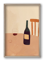 Summer wine, 40x60 cm (40x60 cm), Tölgy keret