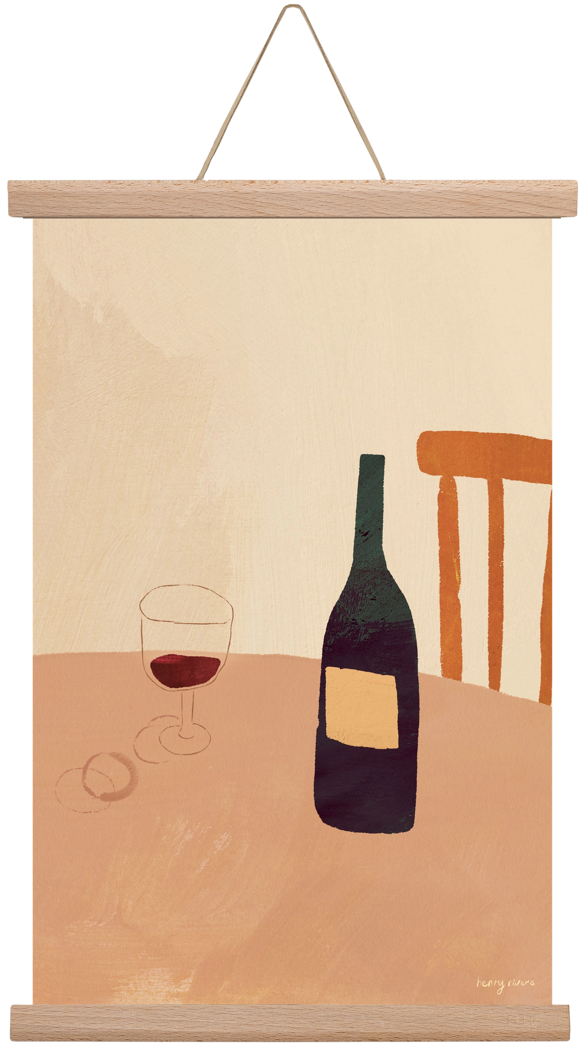 Summer wine, 30x45 cm (30x45 cm), Tölgy akasztó