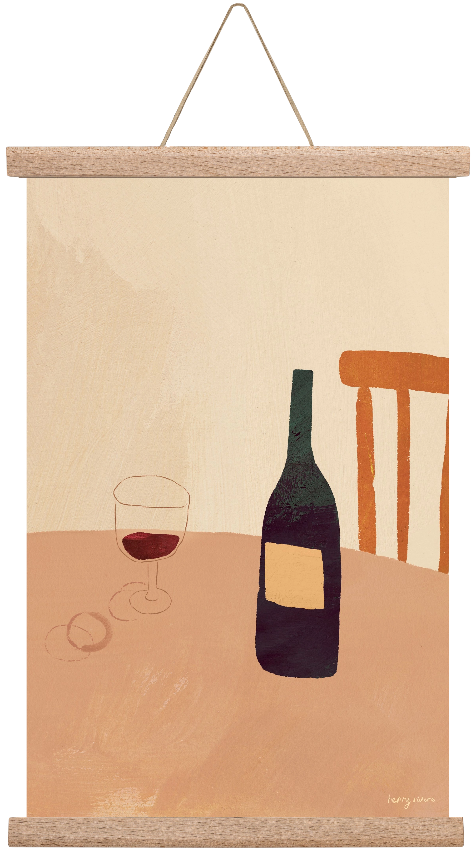 Summer wine, 30x45 cm (30x45 cm), Tölgy akasztó