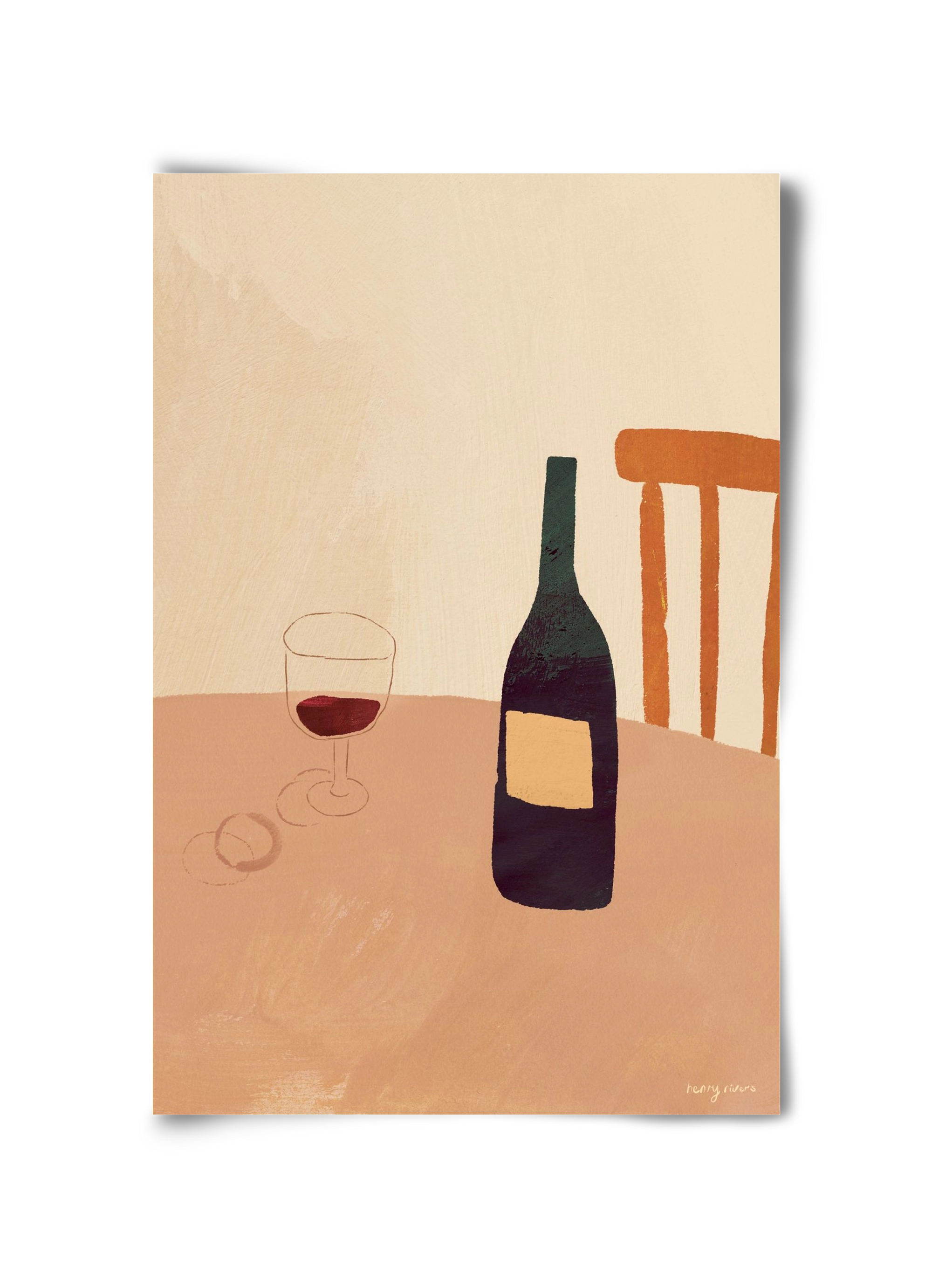 Summer wine, 30x45 cm, Keret nélkül
