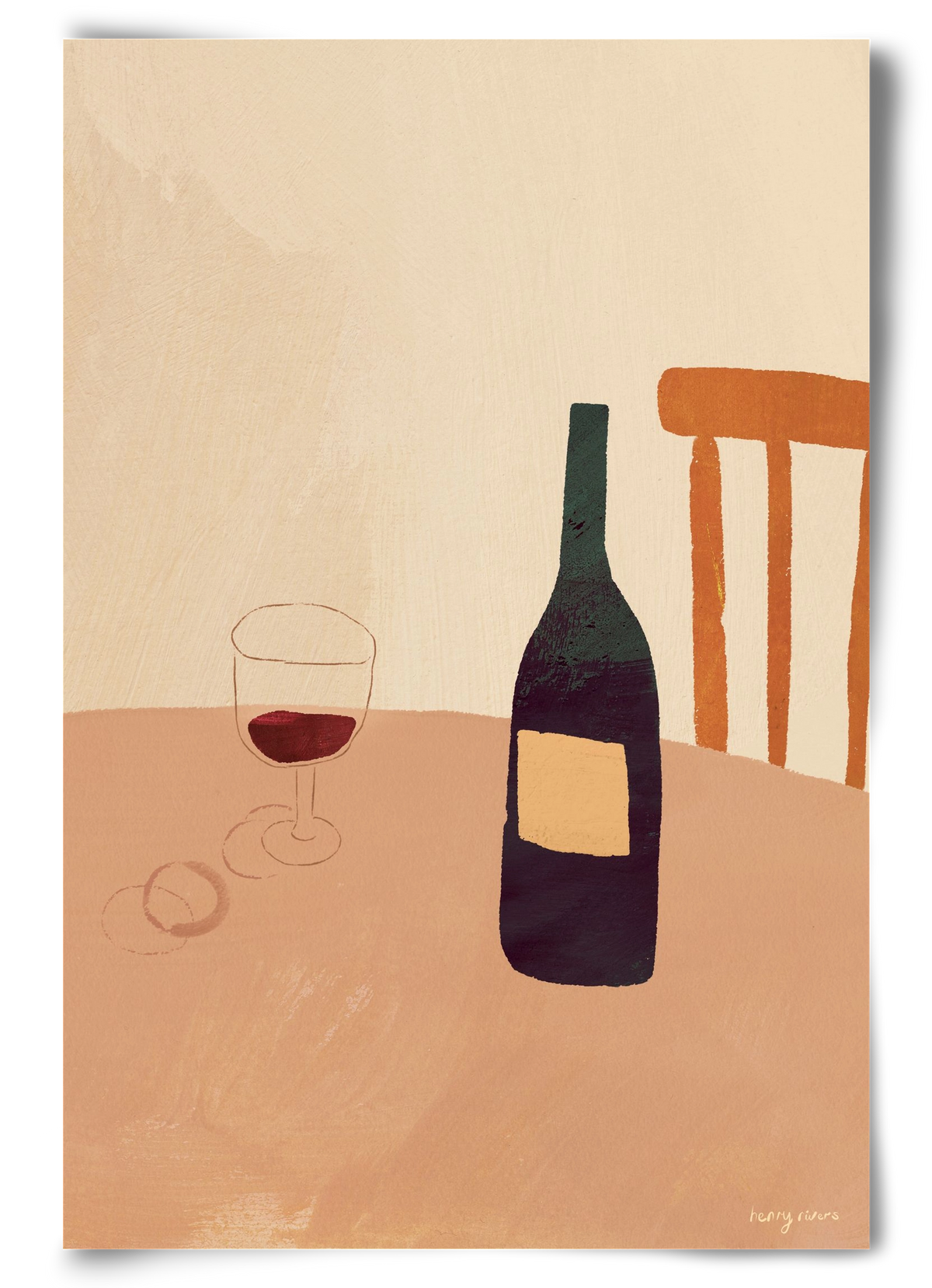 Summer wine, 60x90 cm, Keret nélkül