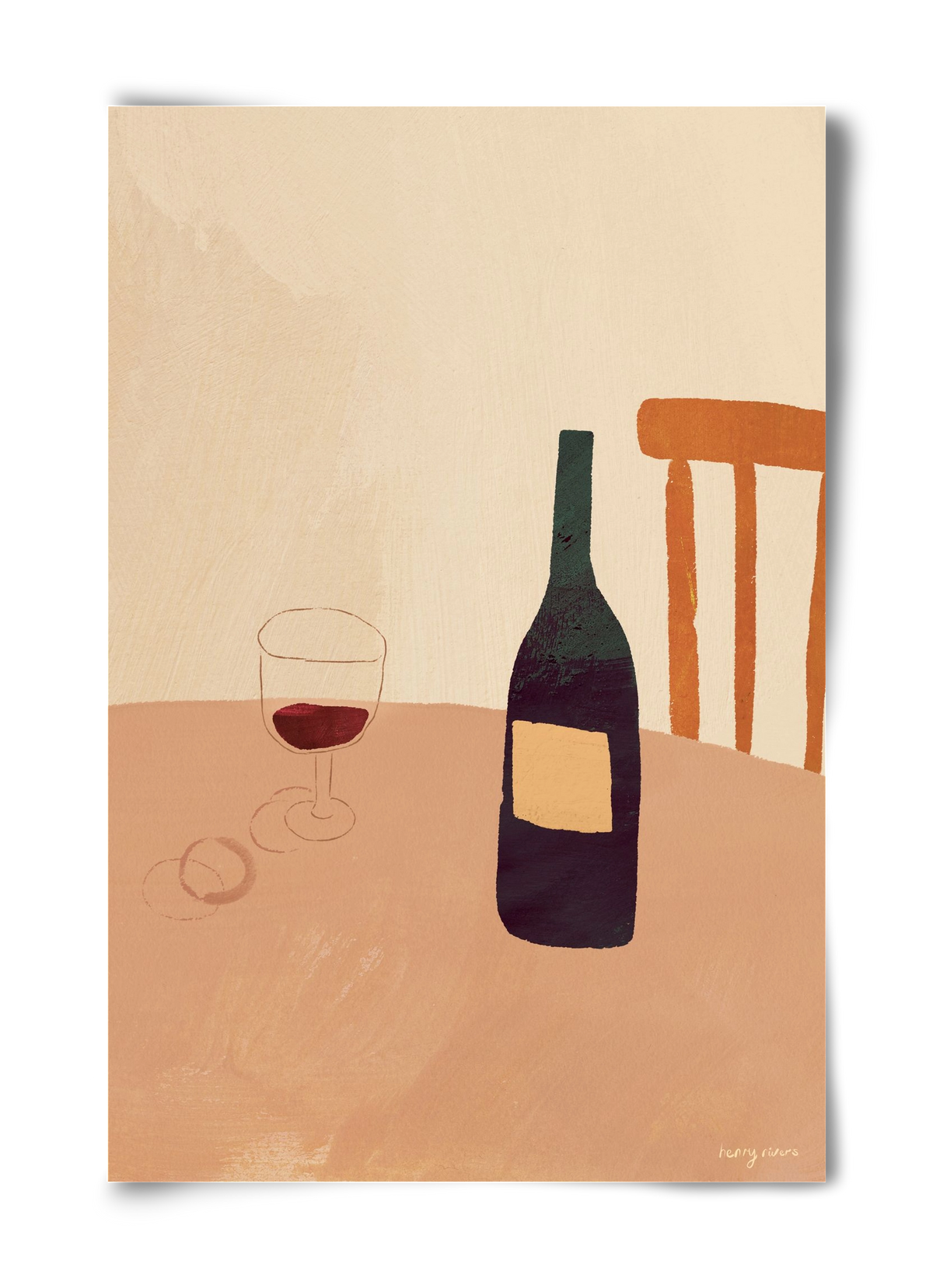 Summer wine, 40x60 cm, Keret nélkül