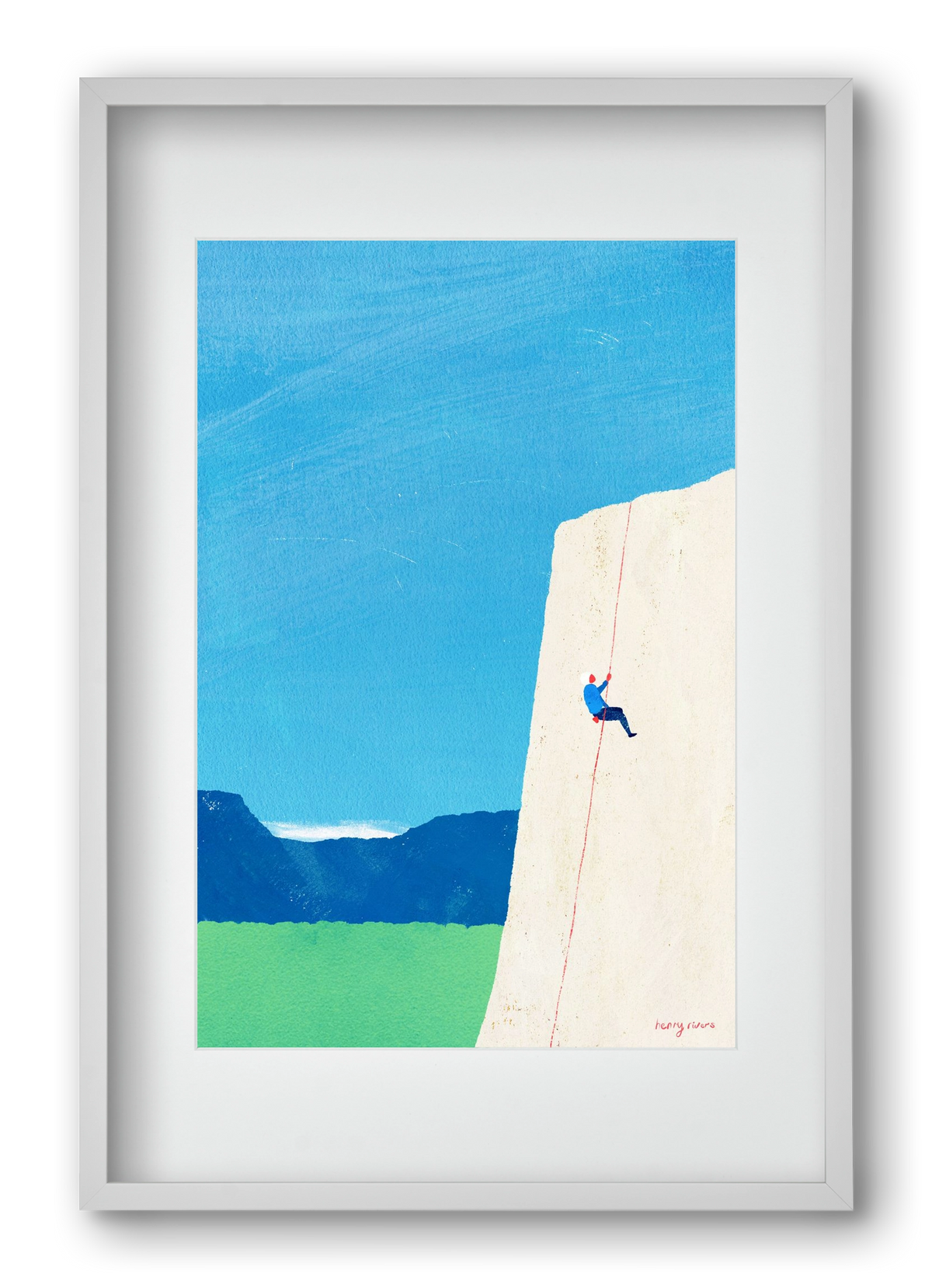 The ascent, 40x60 cm (30x45 cm), Fehér keret, paszpartuval