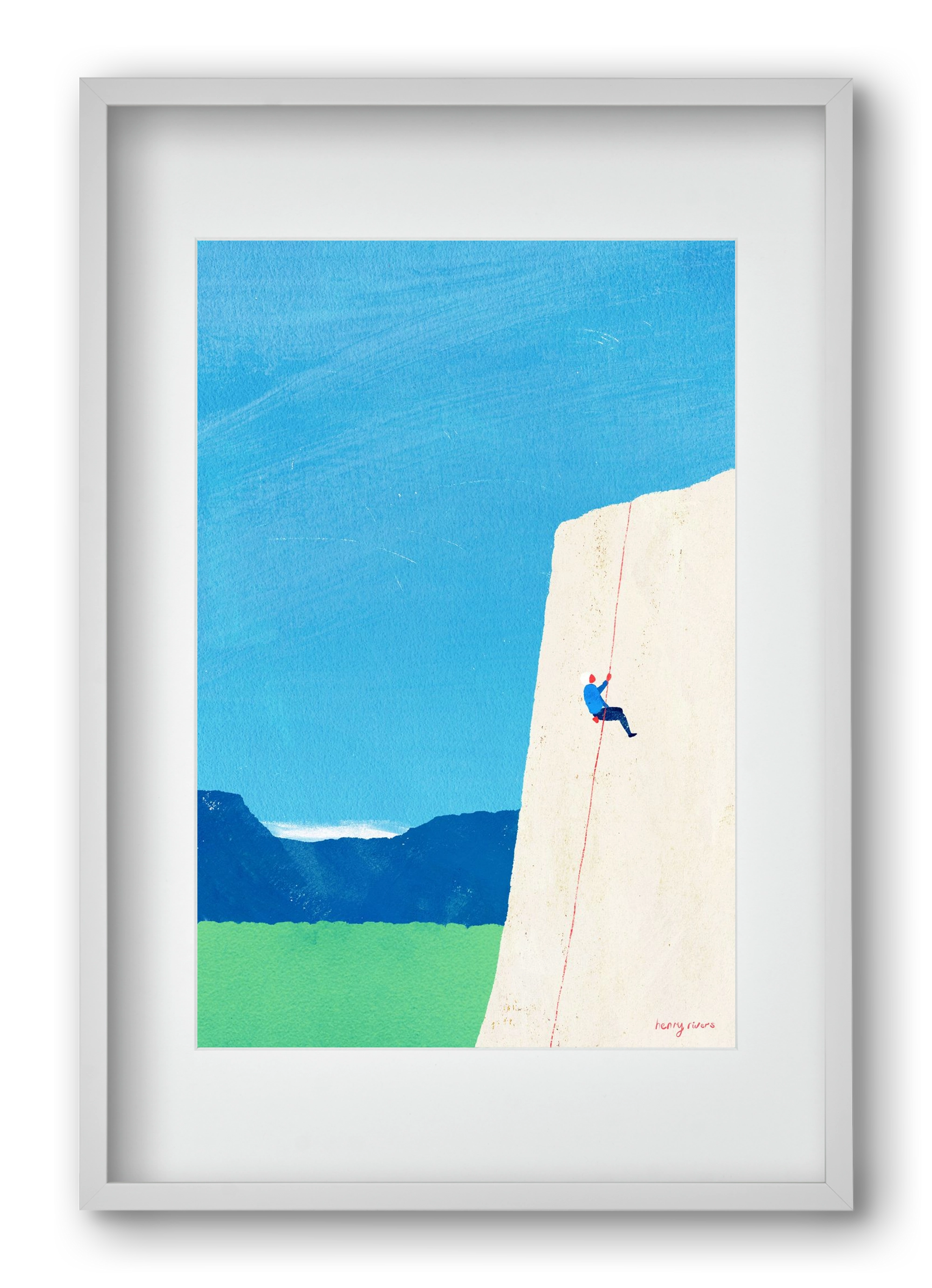 The ascent, 40x60 cm (30x45 cm), Fehér keret, paszpartuval
