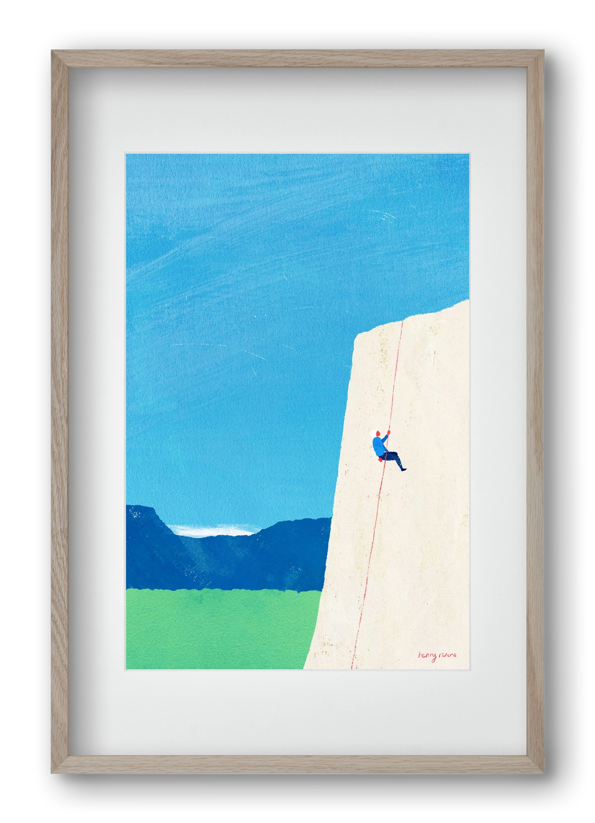 The ascent, 40x60 cm (30x45 cm), Tölgy keret, paszpartuval