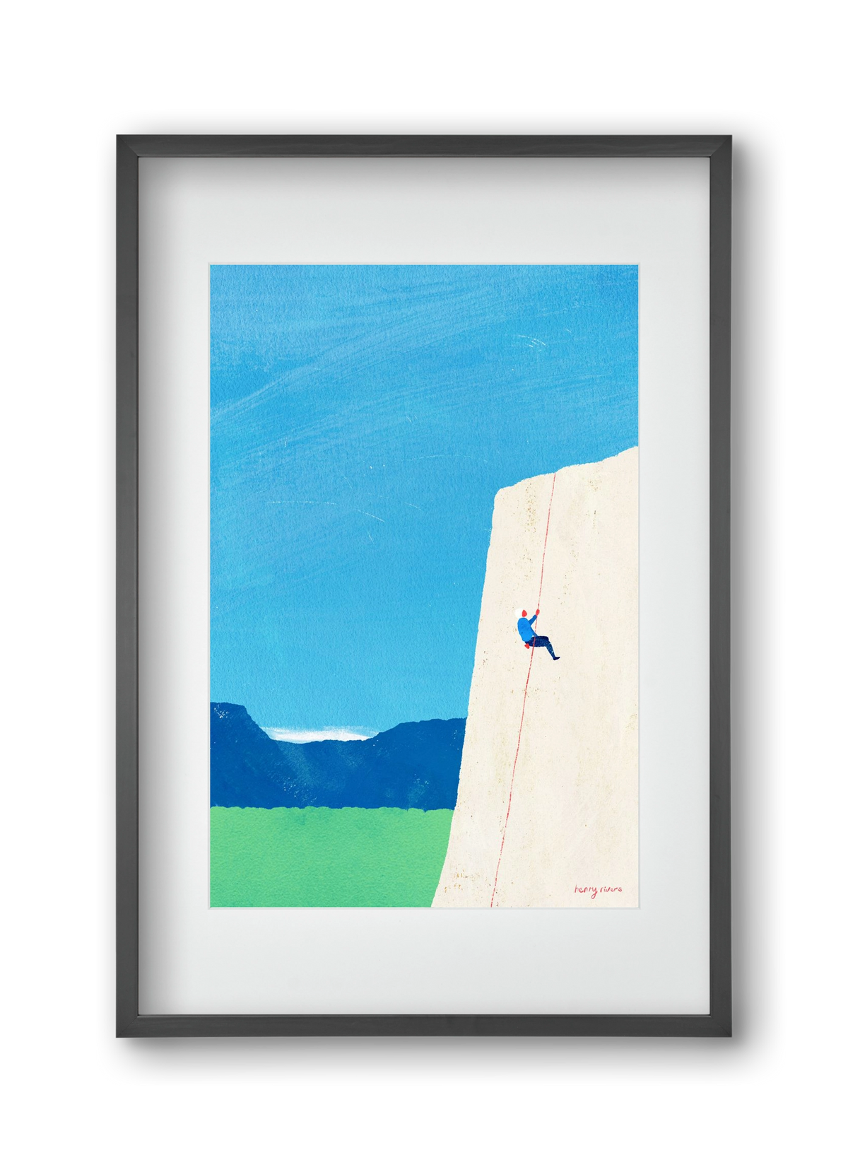 The ascent, 30x45 cm (20x30 cm), Fekete keret, paszpartuval